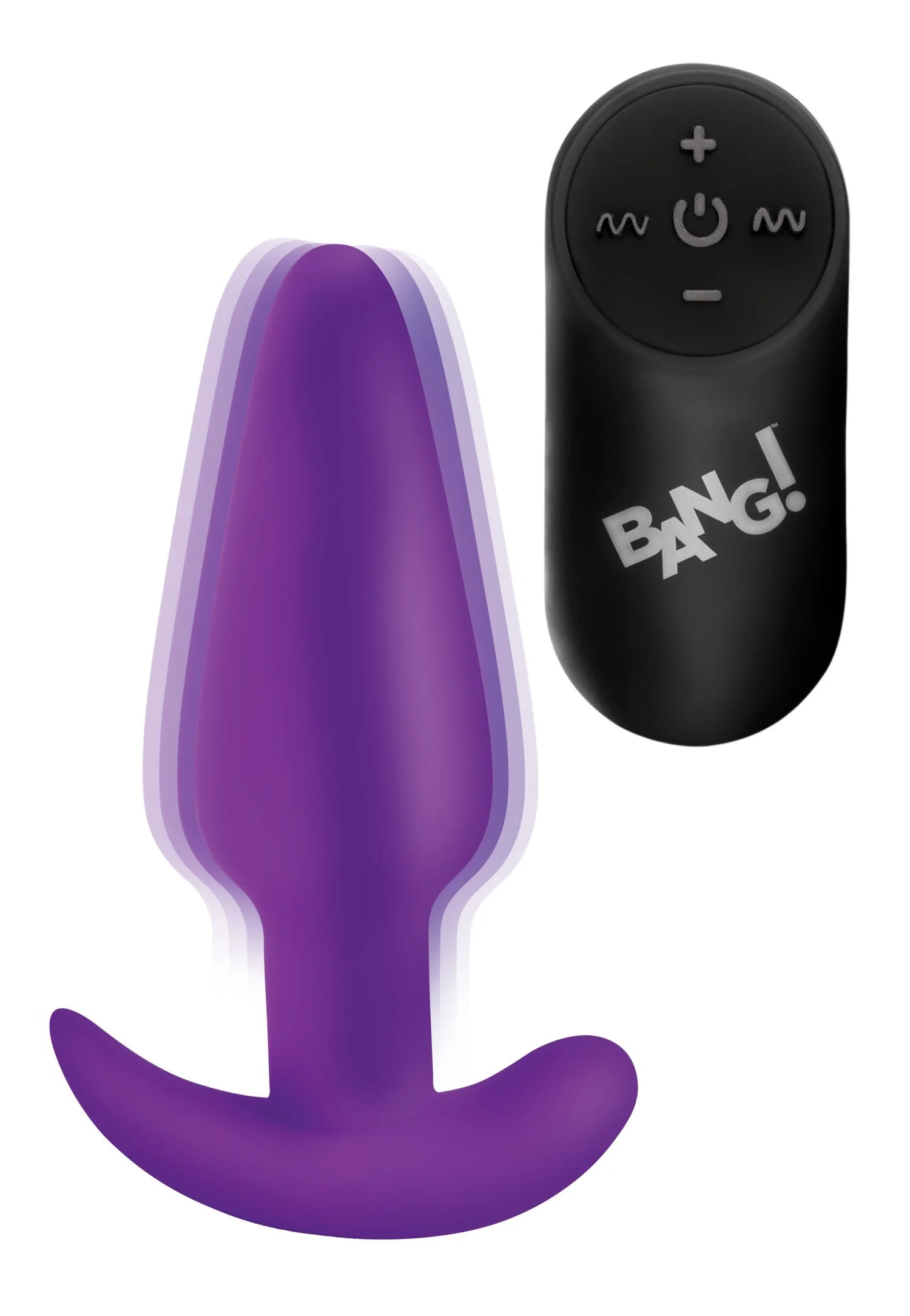 BANG! - Vibrerende Anaalplug met Afstandsbediening - Paars BANG! - Vibrerende Anaalplug met Afstandsbediening - Paars