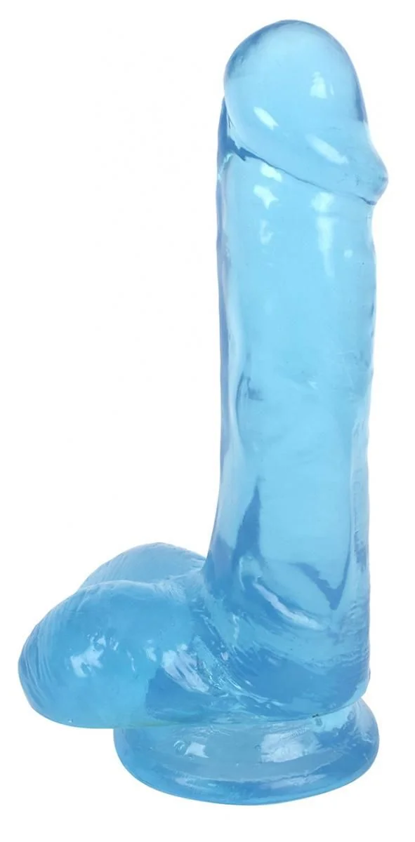 Lollicock - Dildo Slim Stick With Balls - Berry Ice - 15.8 cm Lollicock - Dildo Slim Stick With Balls - Berry Ice - 15.8 cm