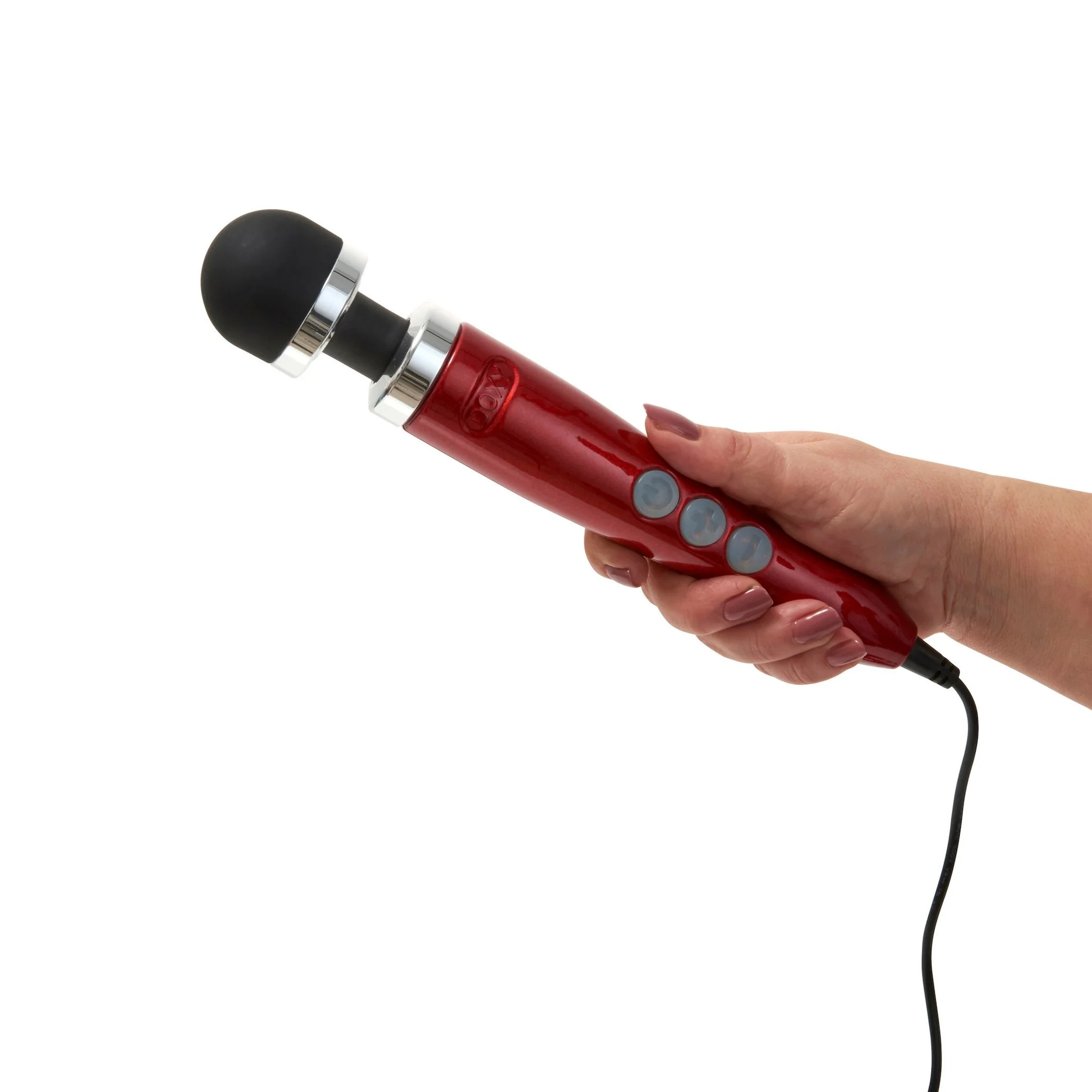 Doxy - Number 3 Wand Massager - Rood Doxy - Number 3 Wand Massager - Rood
