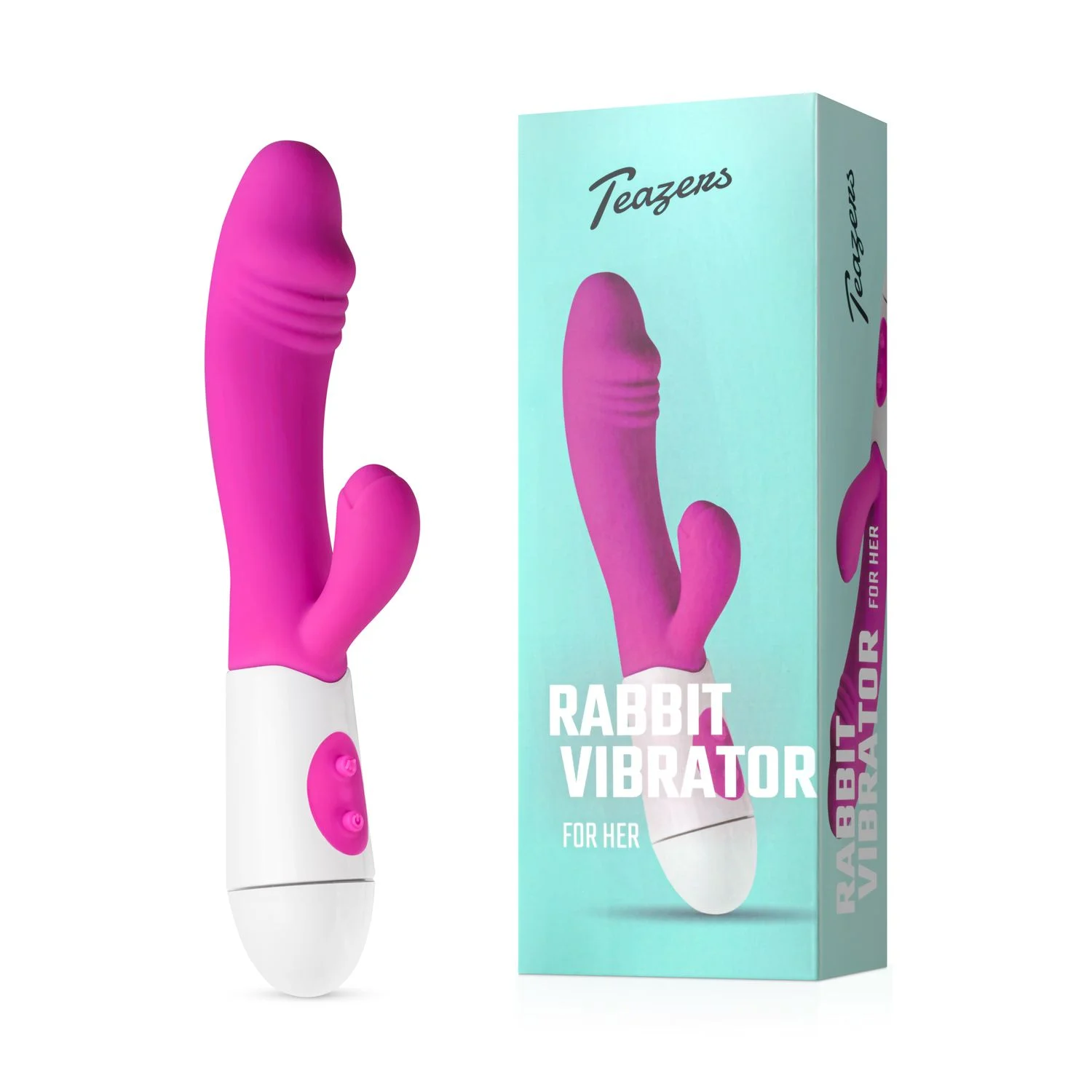 Realistische Rabbit Vibrator - Roze Realistische Rabbit Vibrator - Roze