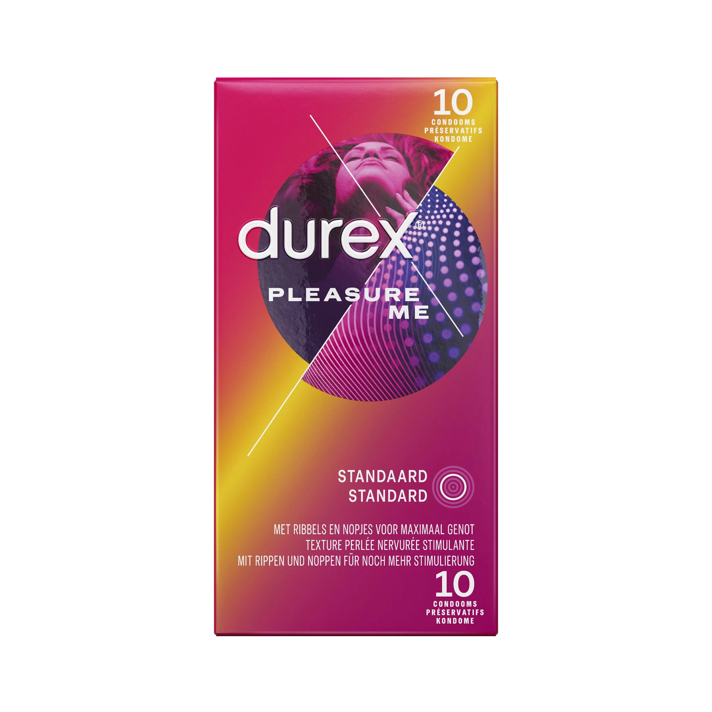 Durex Pleasure Me Condooms - 10 stuks Durex Pleasure Me Condooms - 10 stuks