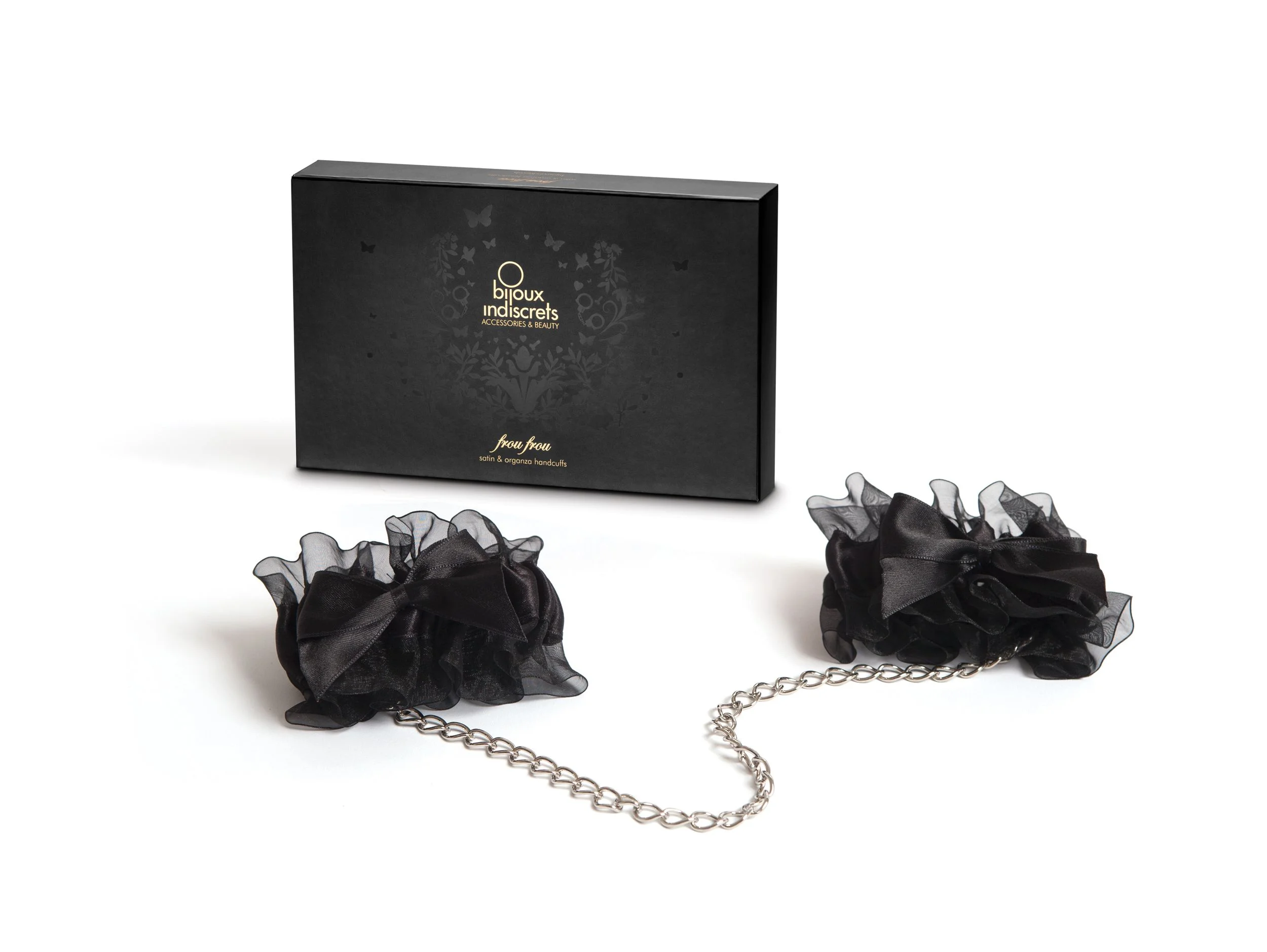 Bijoux Indiscrets – Frou Frou Handboeien – Zwart Bijoux Indiscrets – Frou Frou Handboeien – Zwart