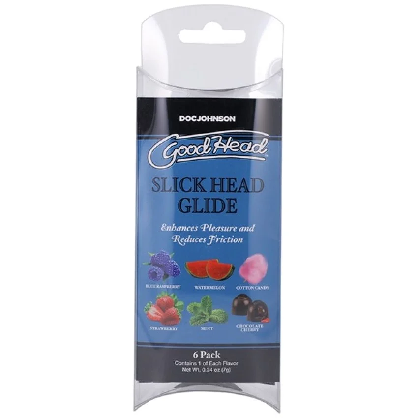 Doc Johnson - GoodHead Slick Head Glide - 6 stuks Doc Johnson - GoodHead Slick Head Glide - 6 stuks