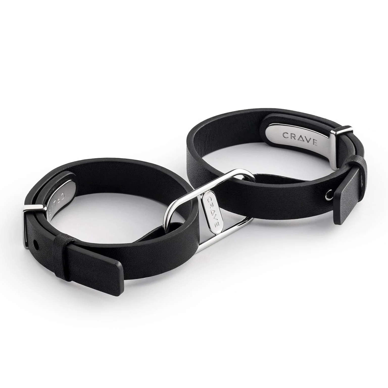 Crave - ICON Cuffs Black/Silver Crave - ICON Cuffs Black/Silver