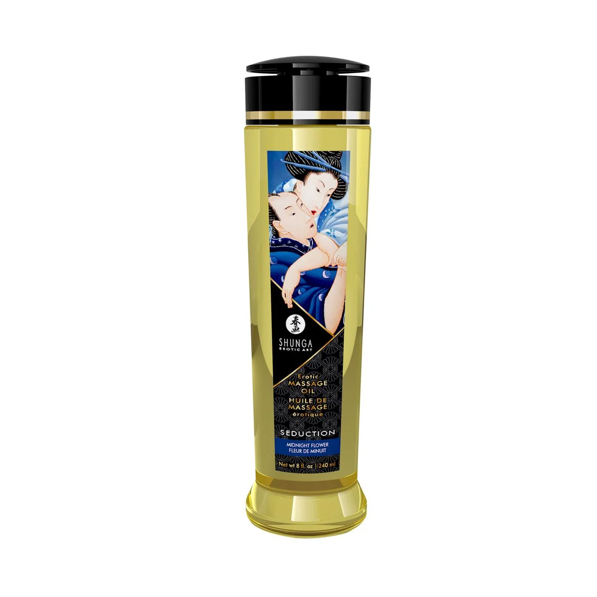 Shunga - Seduction Massage Olie Midnight Flower - 240 ml Shunga - Seduction Massage Olie Midnight Flower - 240 ml