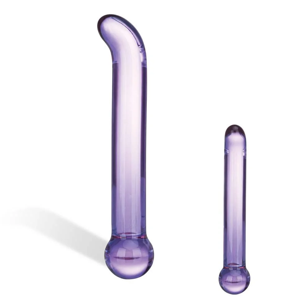 Glas - Purple Glazen G-Spot Tickler Glas - Purple Glazen G-Spot Tickler