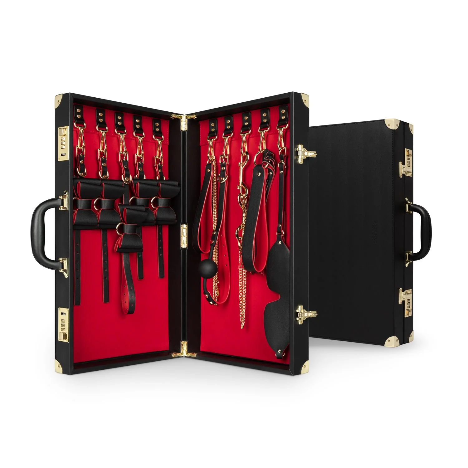Bedroom Fantasies - Bondage Koffer 11 Stuks - PU Leer Bedroom Fantasies - Bondage Koffer 11 Stuks - PU Leer
