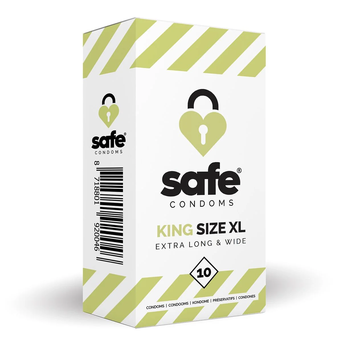 SAFE - Condooms - King Size XL - 10 stuks SAFE - Condooms - King Size XL - 10 stuks