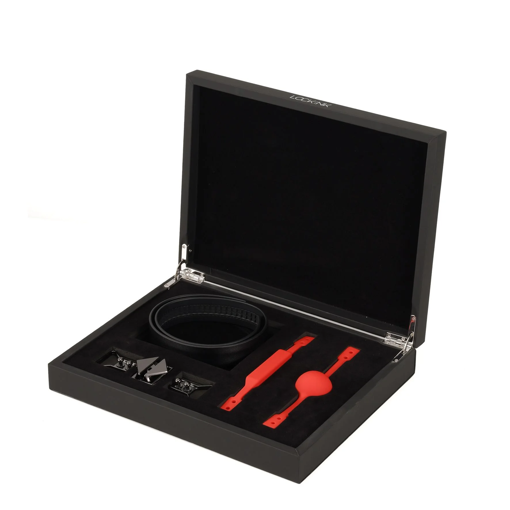 LOCKINK - Ball-Gag & Gag-bite Set - zwart LOCKINK - Ball-Gag & Gag-bite Set - zwart