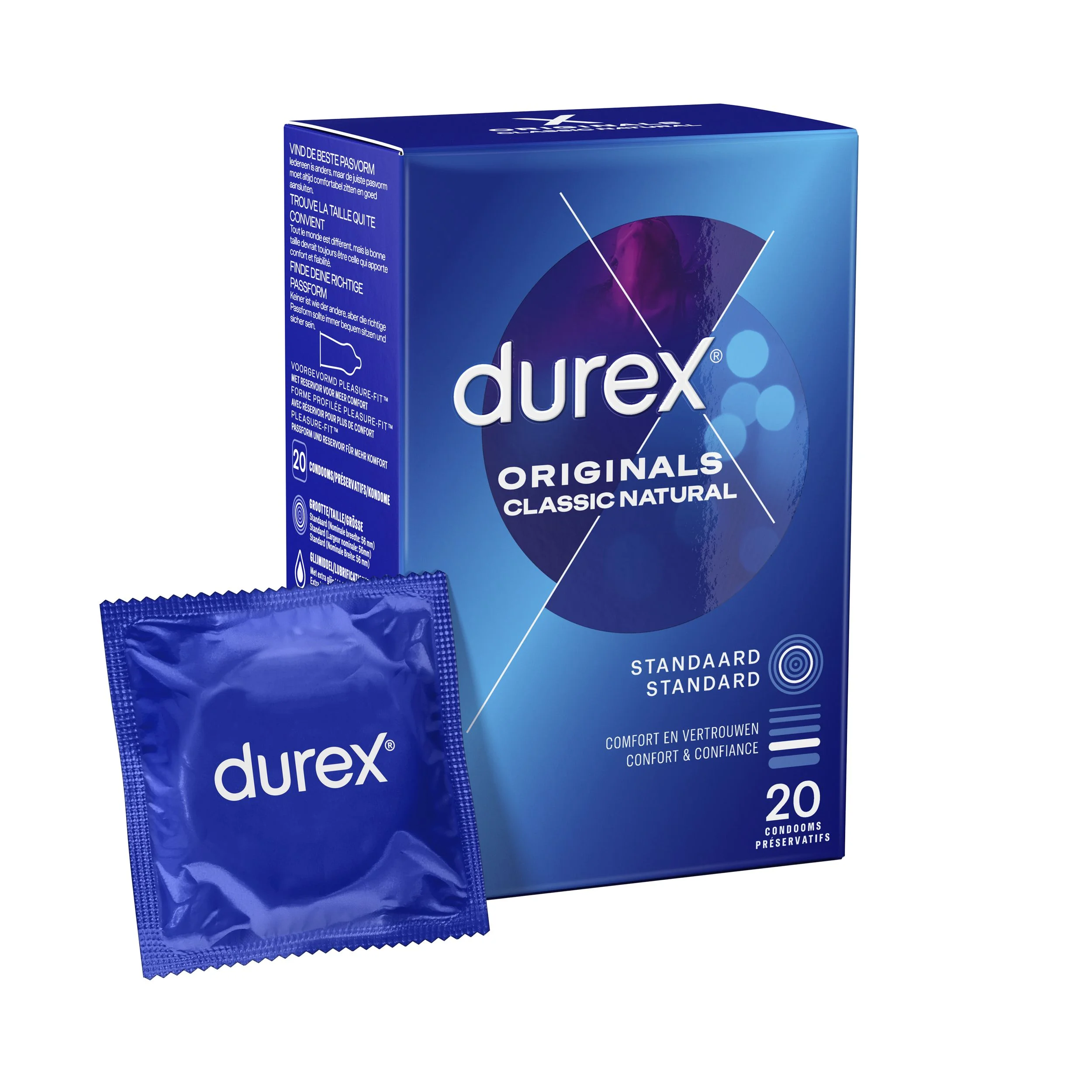 Durex Classic Natural Condooms - 20 stuks Durex Classic Natural Condooms - 20 stuks