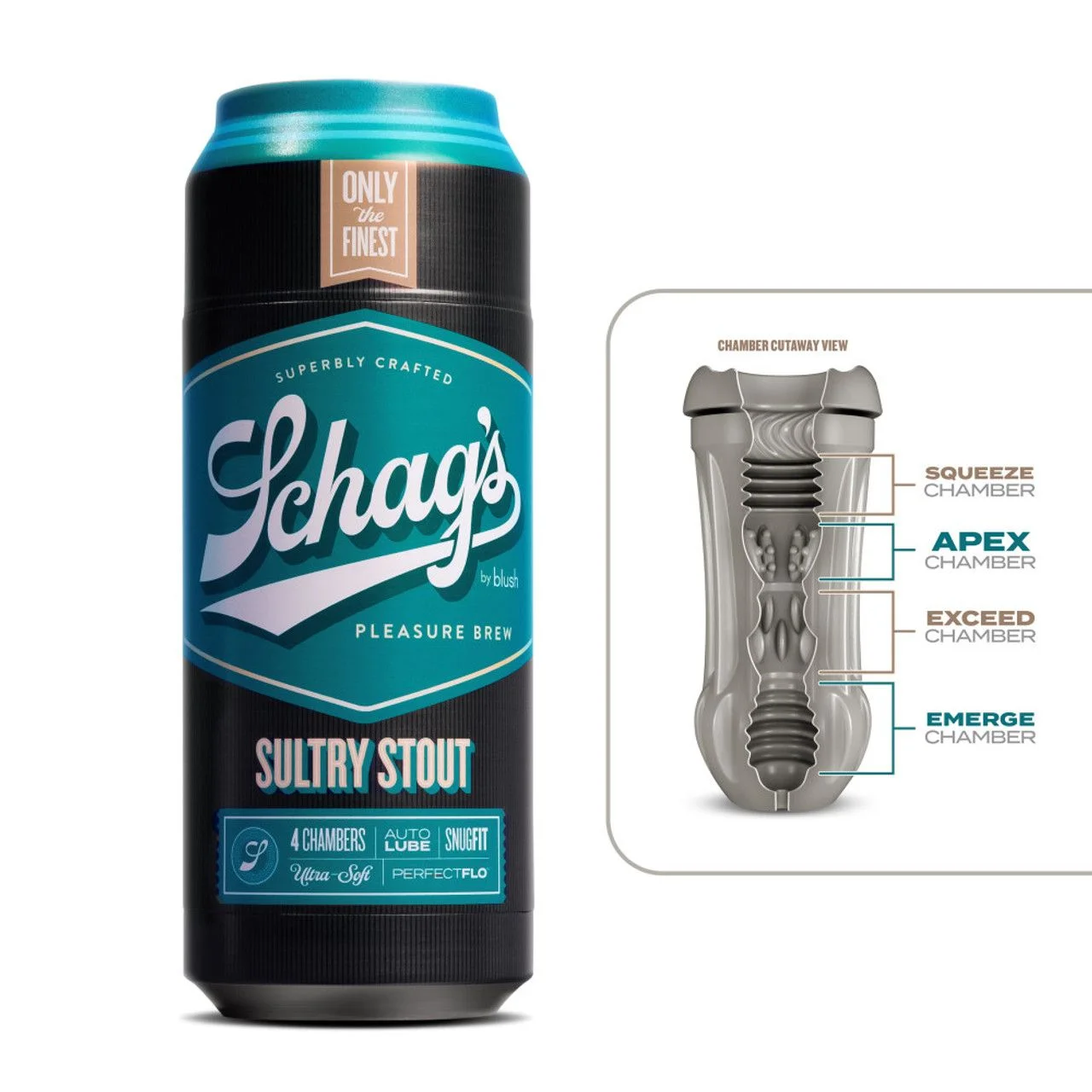Schag's - Sultry Stout Masturbator - Frosted Schag's - Sultry Stout Masturbator - Frosted