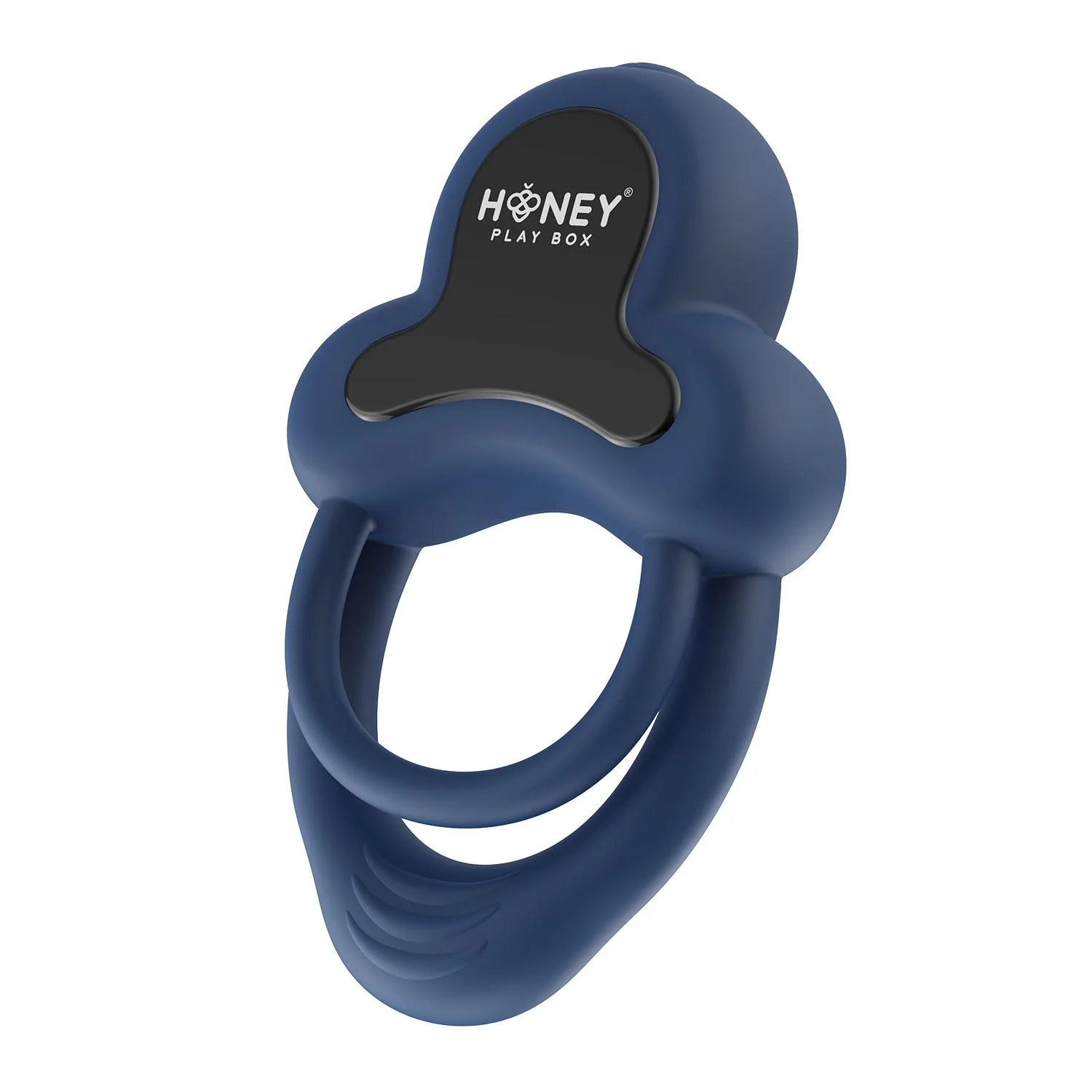 HoneyPlayBox - Anello-App-Controlled Vibrating Double Cock Ring with Clitor HoneyPlayBox - Anello-App-Controlled Vibrating Double Cock Ring with Clitor