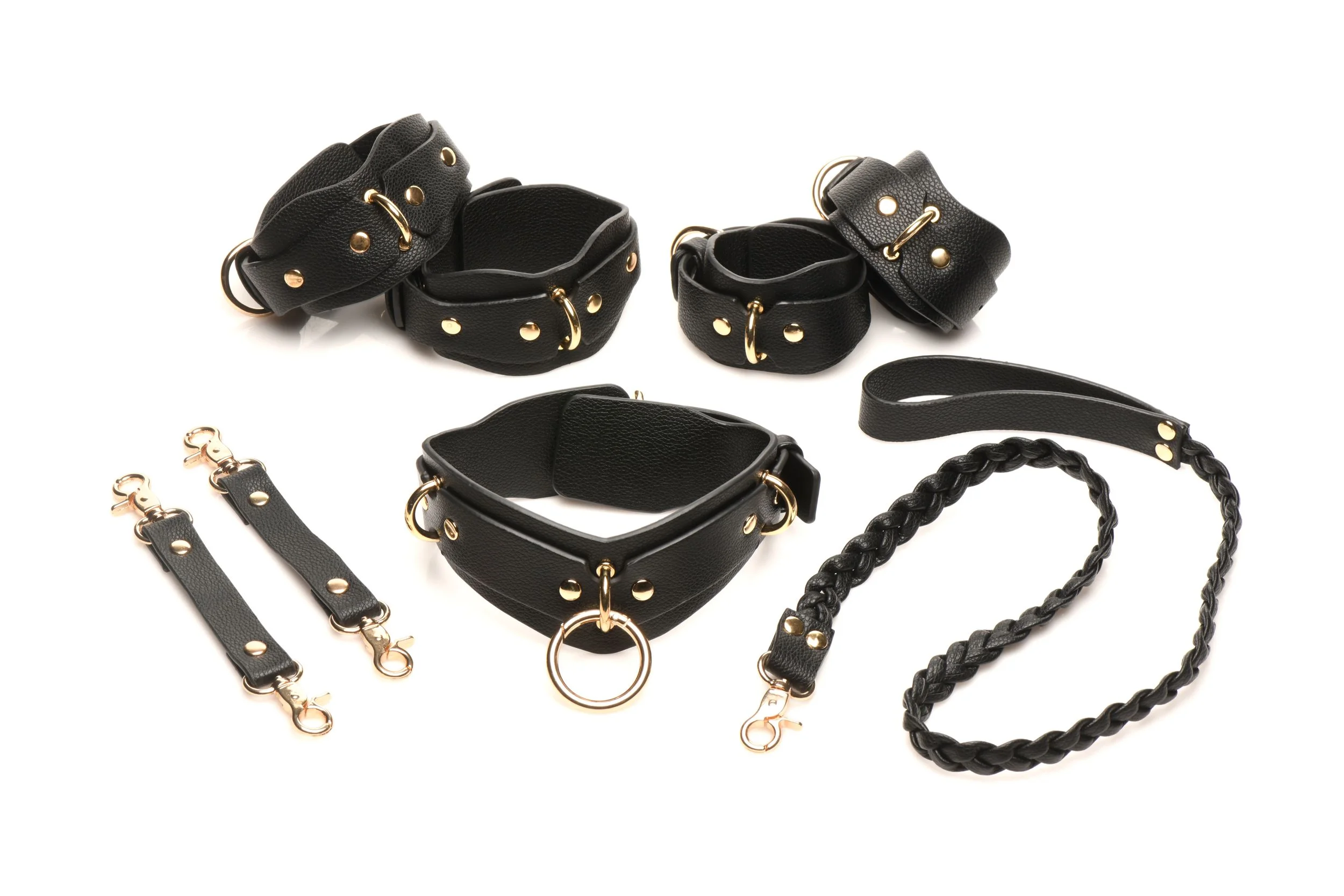 XR Brands - Lover's Restraints Set - Zwart XR Brands - Lover's Restraints Set - Zwart