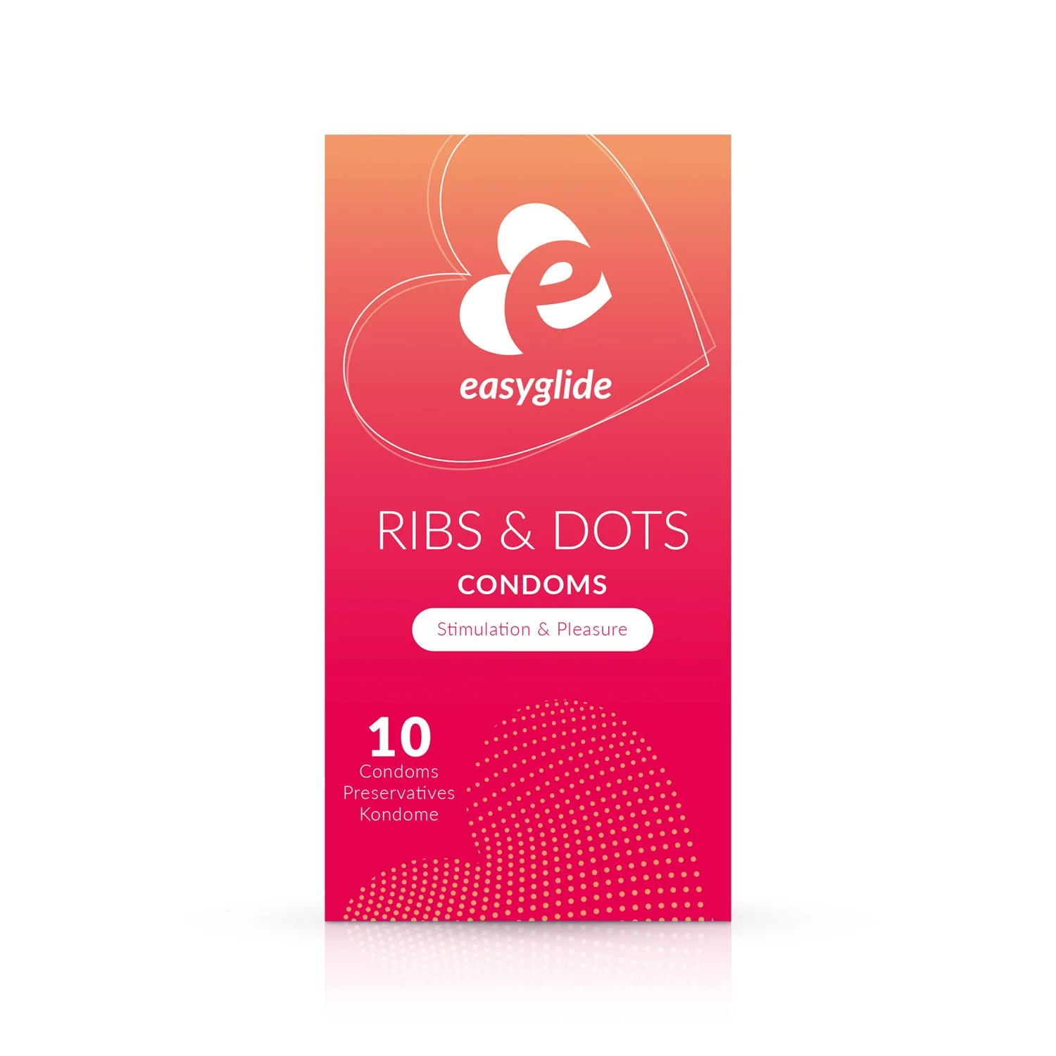 EasyGlide - Ribs and Dots Condooms - 10 stuks EasyGlide - Ribs and Dots Condooms - 10 stuks