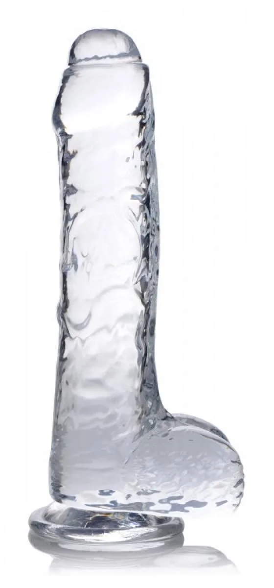 Jock C-Thru Transparante Dildo - 21 cm. Jock C-Thru Transparante Dildo - 21 cm.