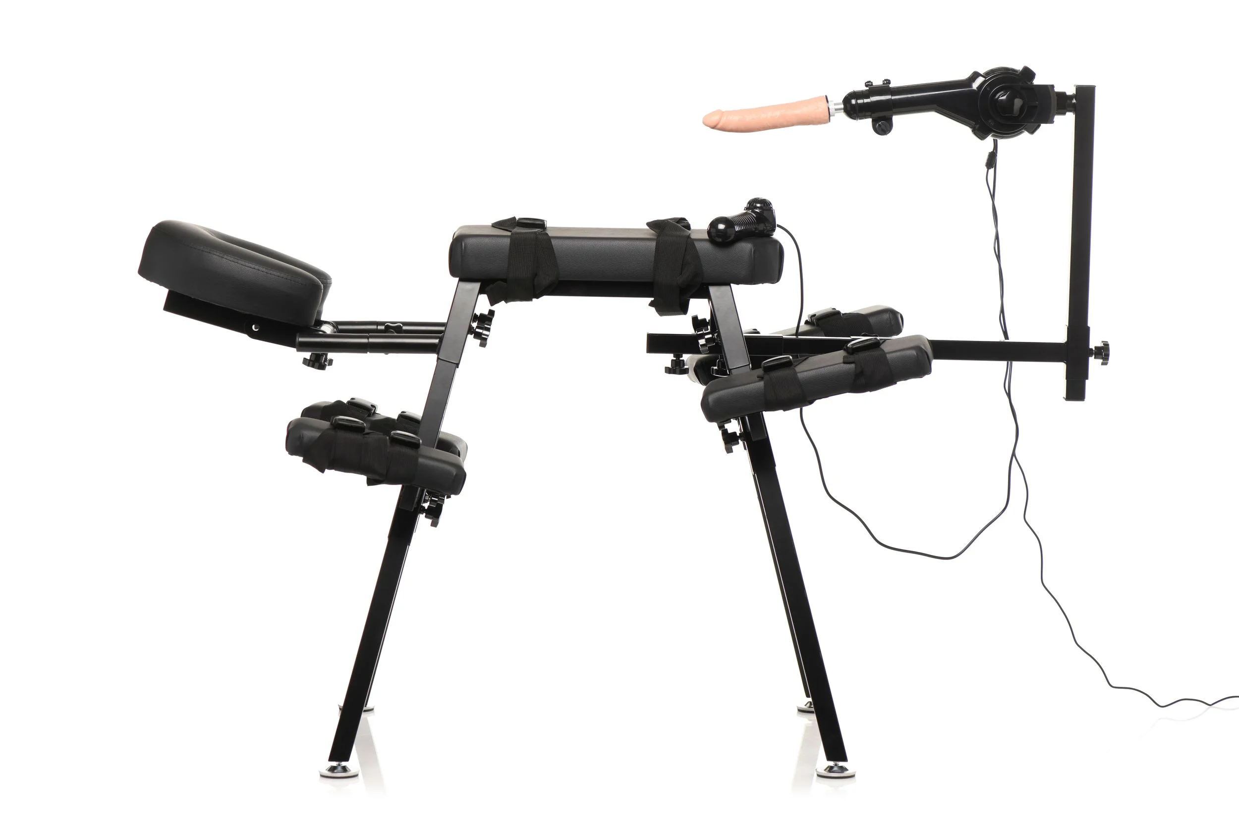 XR Brands - Obedience Bench Met Seksmachine - Zwart XR Brands - Obedience Bench Met Seksmachine - Zwart