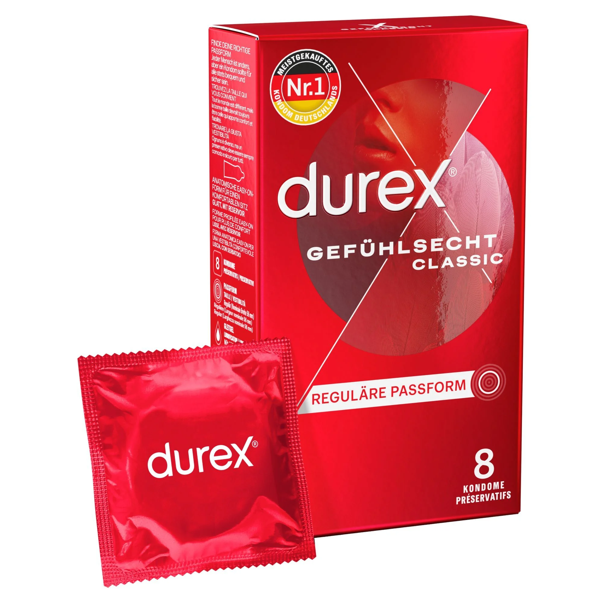 Durex Thin Feel Classic - 8 Condooms Durex Thin Feel Classic - 8 Condooms