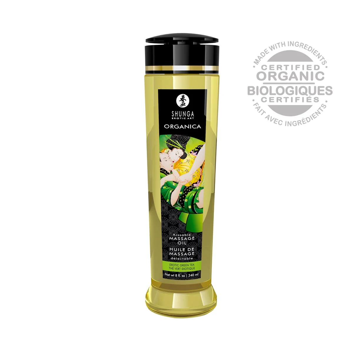 Shunga - Organica Massage Olie Green Tea - 240 ml Shunga - Organica Massage Olie Green Tea - 240 ml
