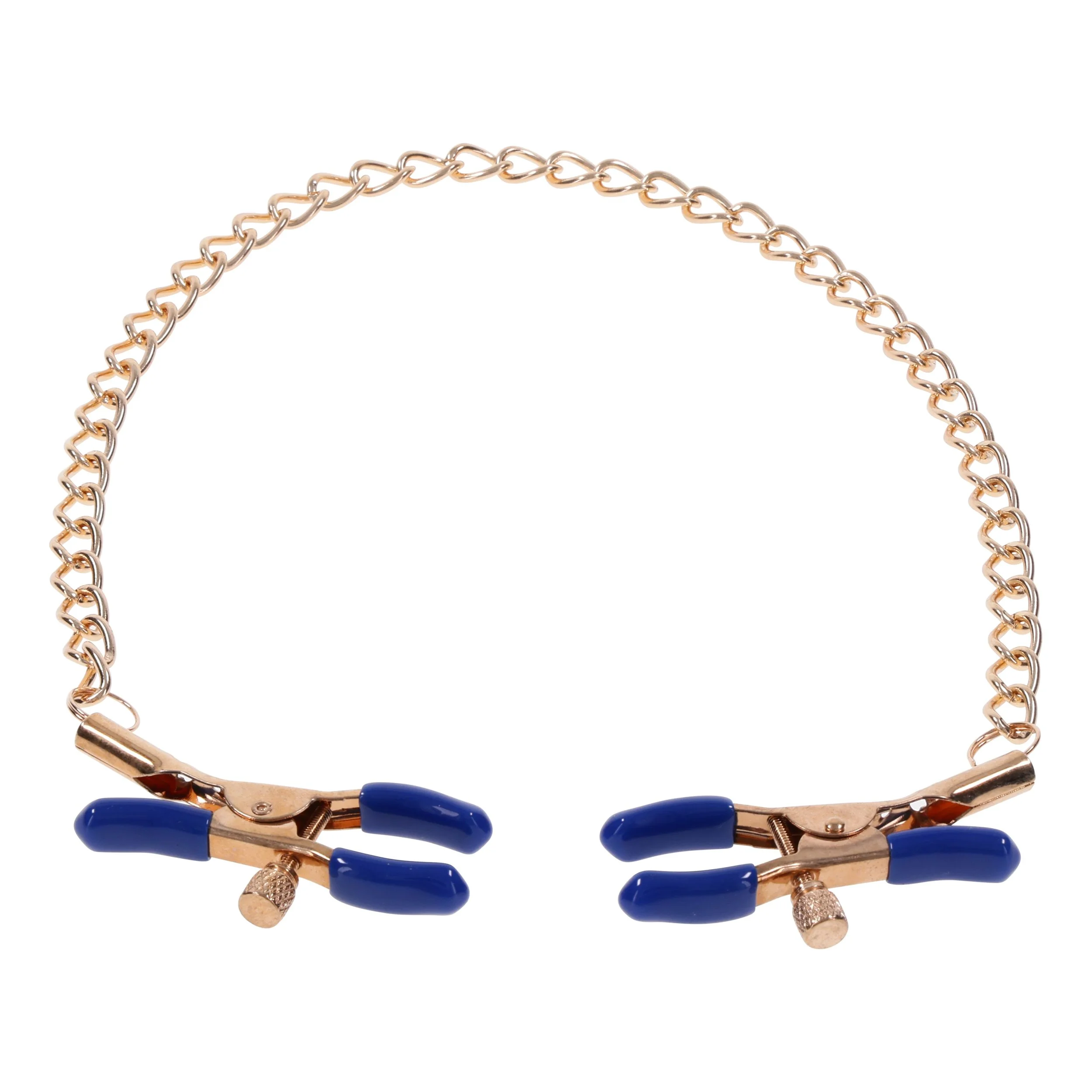 Cougar Tepelklemmen met Ketting - Goud Cougar Tepelklemmen met Ketting - Goud