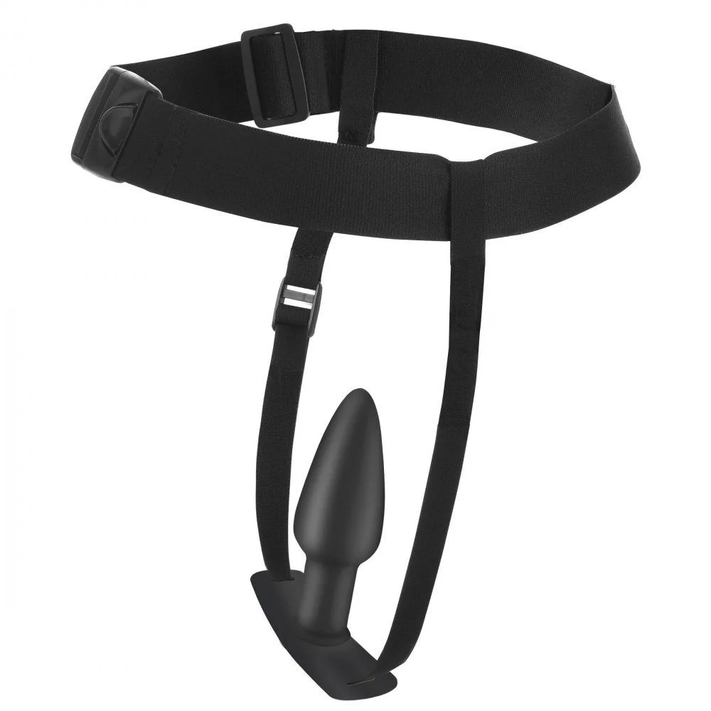 Bum-Tastic Vibrerende Anaal Plug met Harnas & Afstandsbediening Bum-Tastic Vibrerende Anaal Plug met Harnas & Afstandsbediening