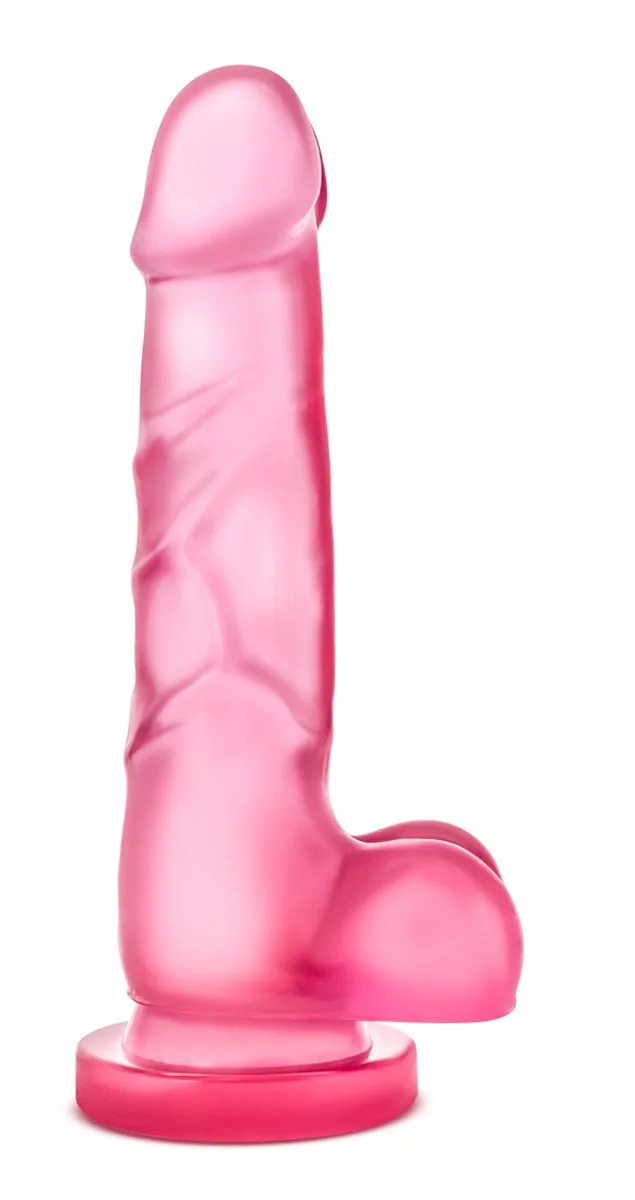 B Yours Sweet 'N Hard Dildo Met Ballen - Roze B Yours Sweet 'N Hard Dildo Met Ballen - Roze