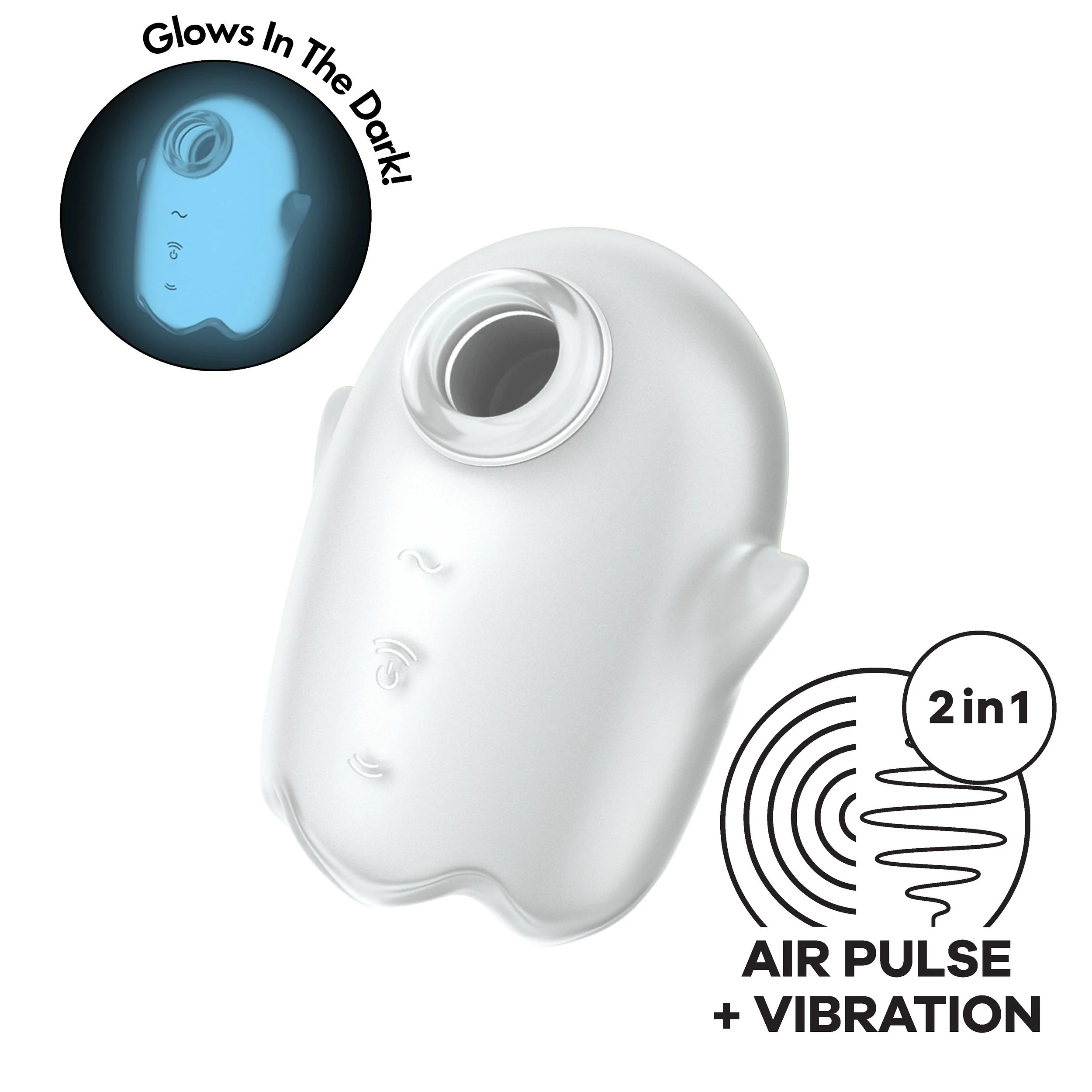 Satisfyer Glowing Ghost - Wit Satisfyer Glowing Ghost - Wit