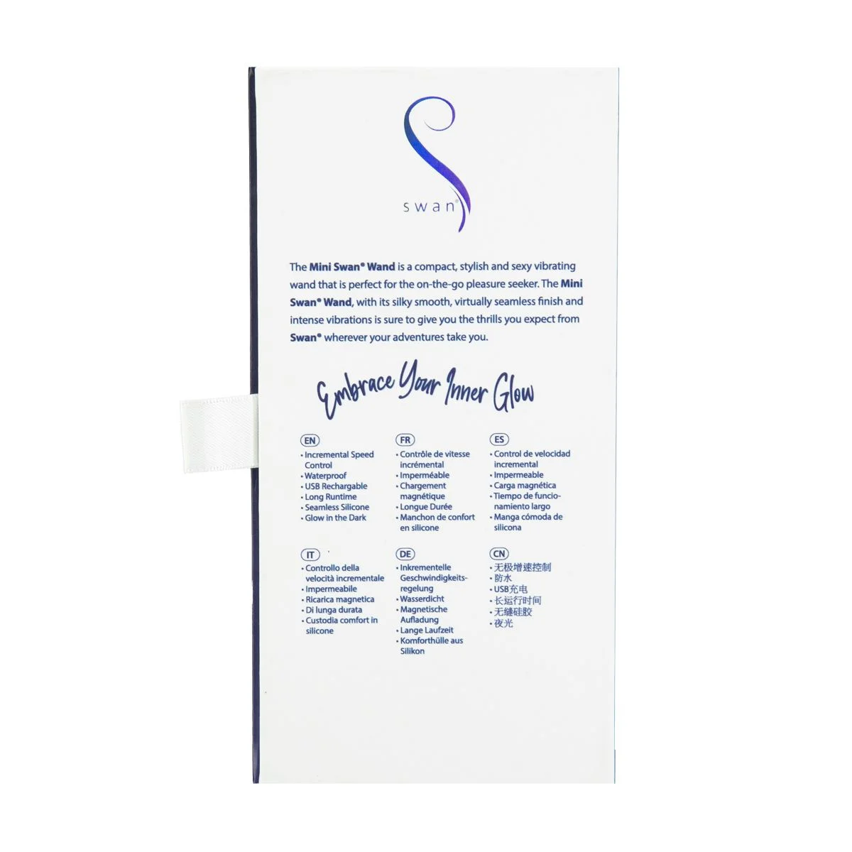 Swan - The Mini Swan Wand Glow In The Dark Blue