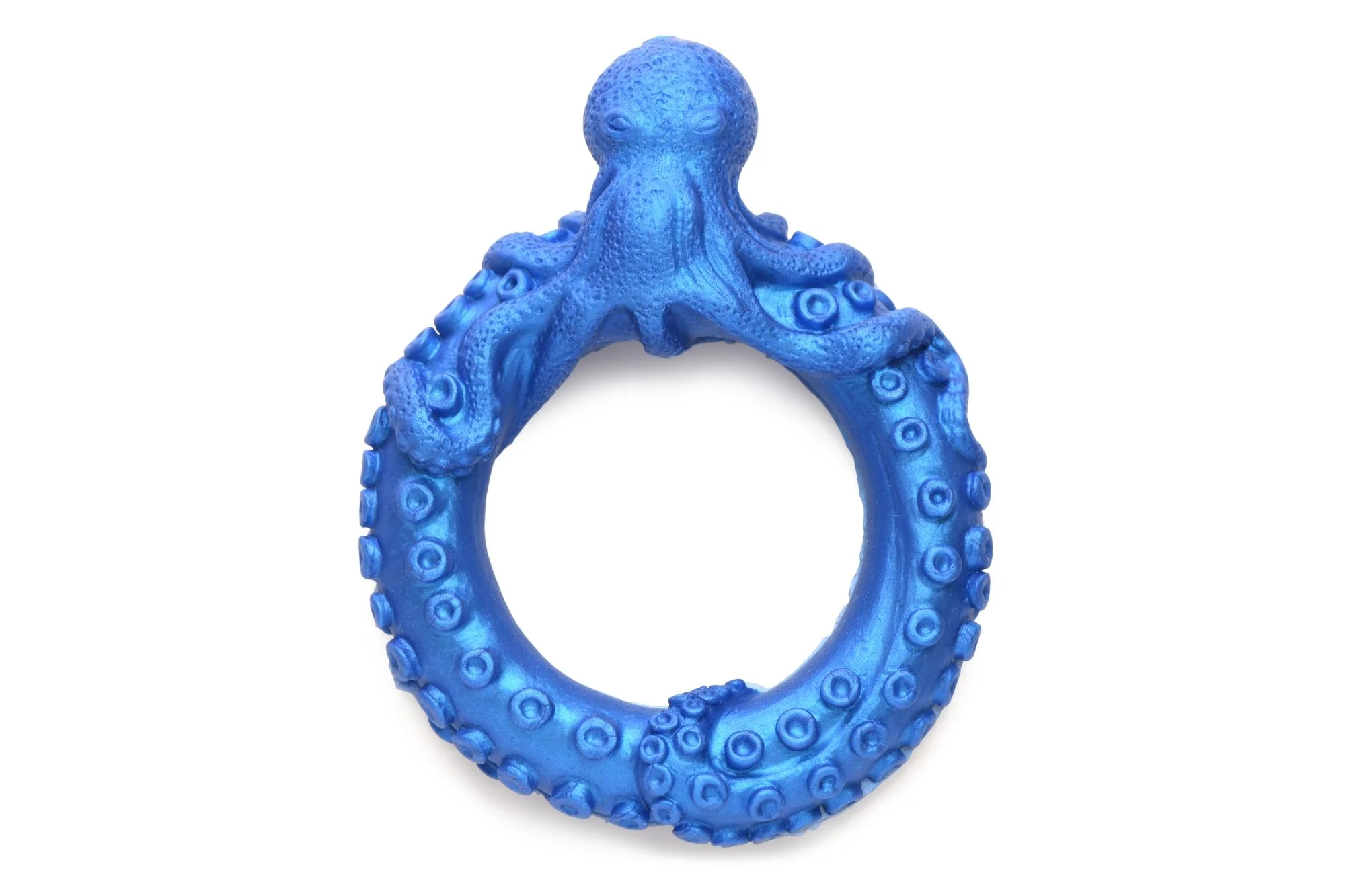 XR Brands - Poseidon's Octo-Ring Siliconen Penisring - Blauw XR Brands - Poseidon's Octo-Ring Siliconen Penisring - Blauw