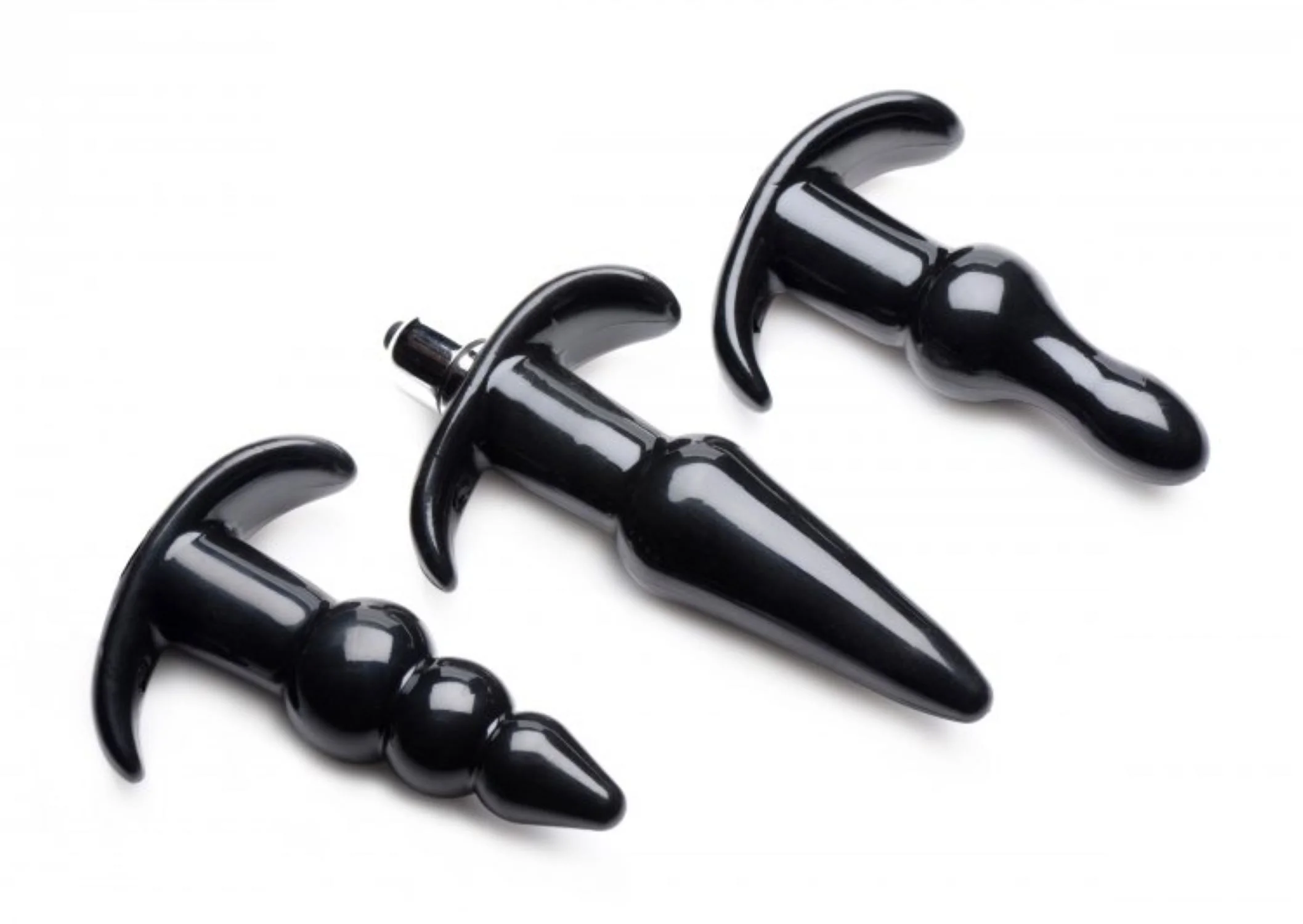Thrill Trio Anaal Plug - Set van 3 - Zwart Thrill Trio Anaal Plug - Set van 3 - Zwart