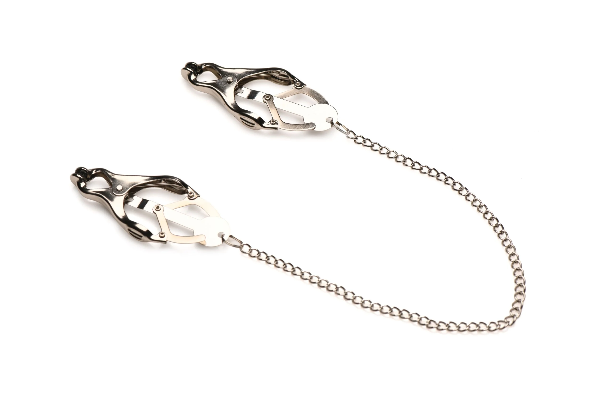 XR Brands - Klaver Tepelklemmen - Zilver XR Brands - Klaver Tepelklemmen - Zilver