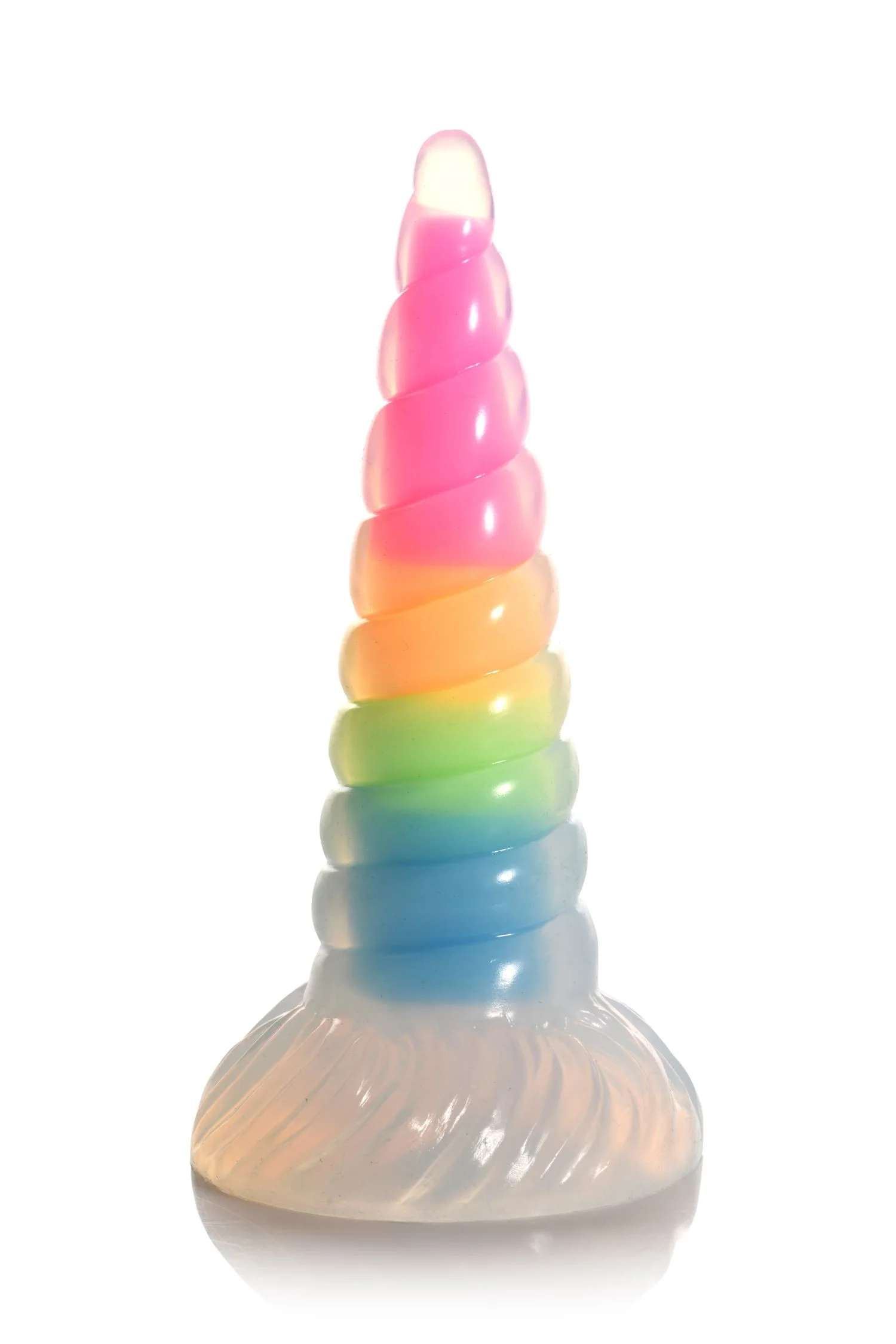 XR Brands - Lichtgevende Regenboog Siliconen Dildo XR Brands - Lichtgevende Regenboog Siliconen Dildo