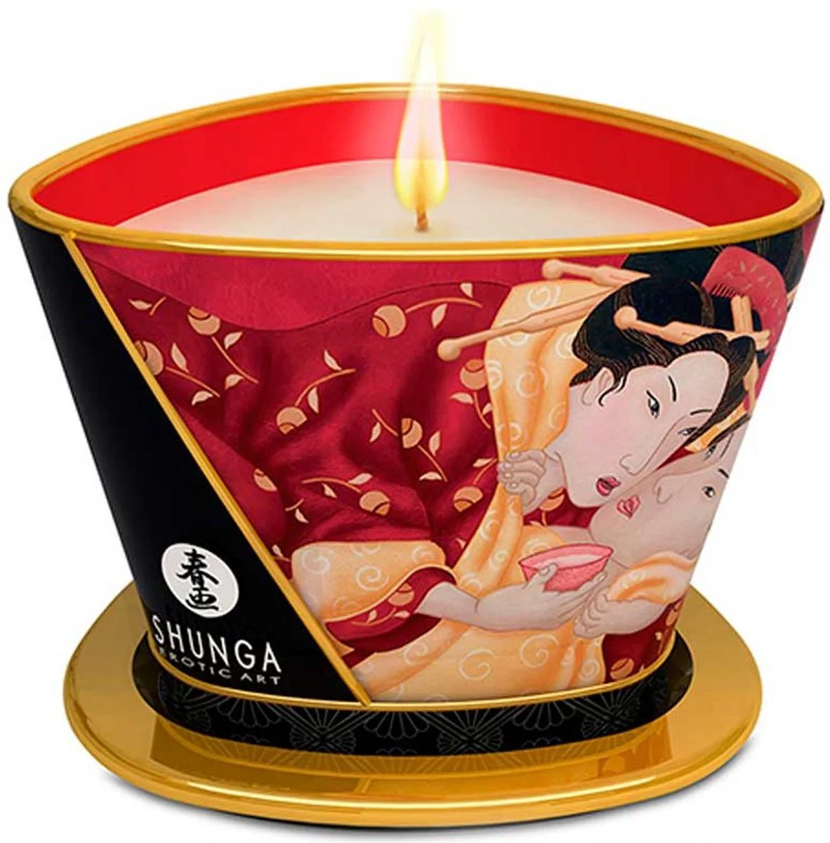 Shunga - Massagekaars Romance - Strawberry Sparkling Wine Shunga - Massagekaars Romance - Strawberry Sparkling Wine