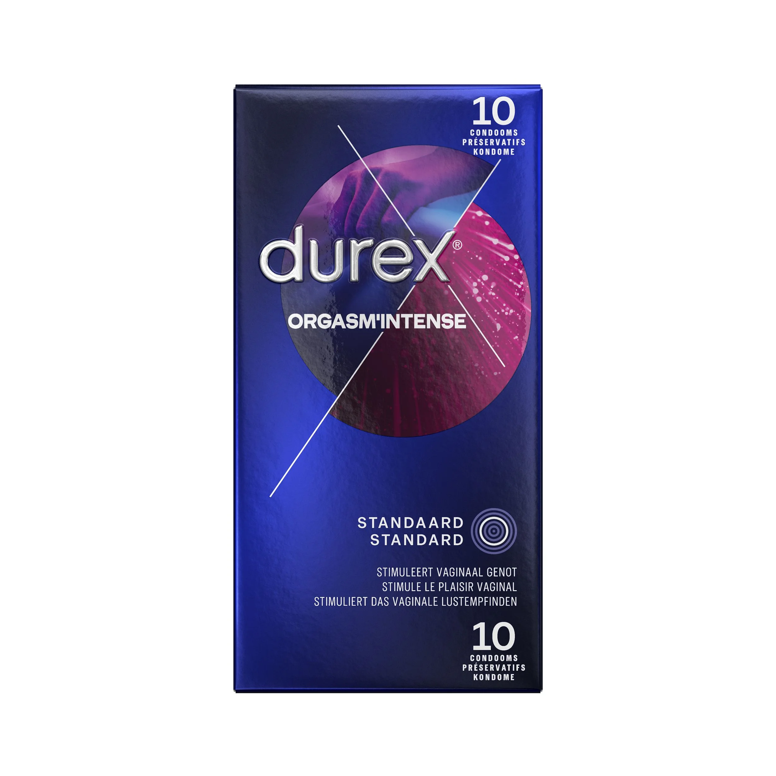Durex Condooms Orgasm Intense - 10 stuks Durex Condooms Orgasm Intense - 10 stuks