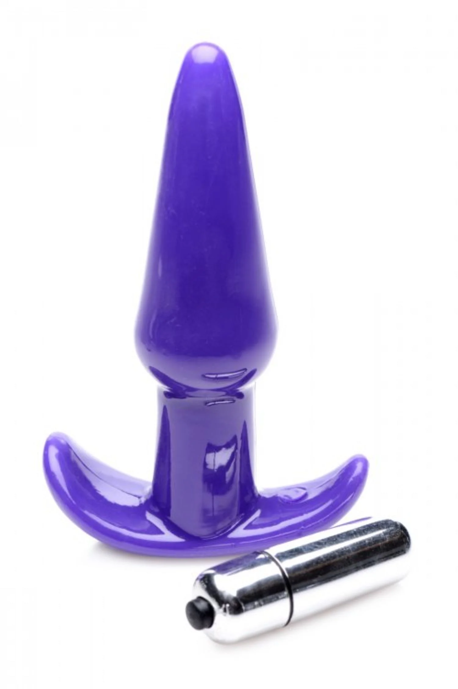 Smooth Vibrerende Anaalplug - Paars Smooth Vibrerende Anaalplug - Paars