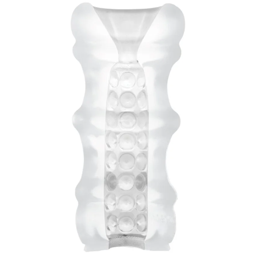 Doc Johnson - Mood ULTRASKYN Stroker Pleaser Massage Beads - Wit Doc Johnson - Mood ULTRASKYN Stroker Pleaser Massage Beads - Wit