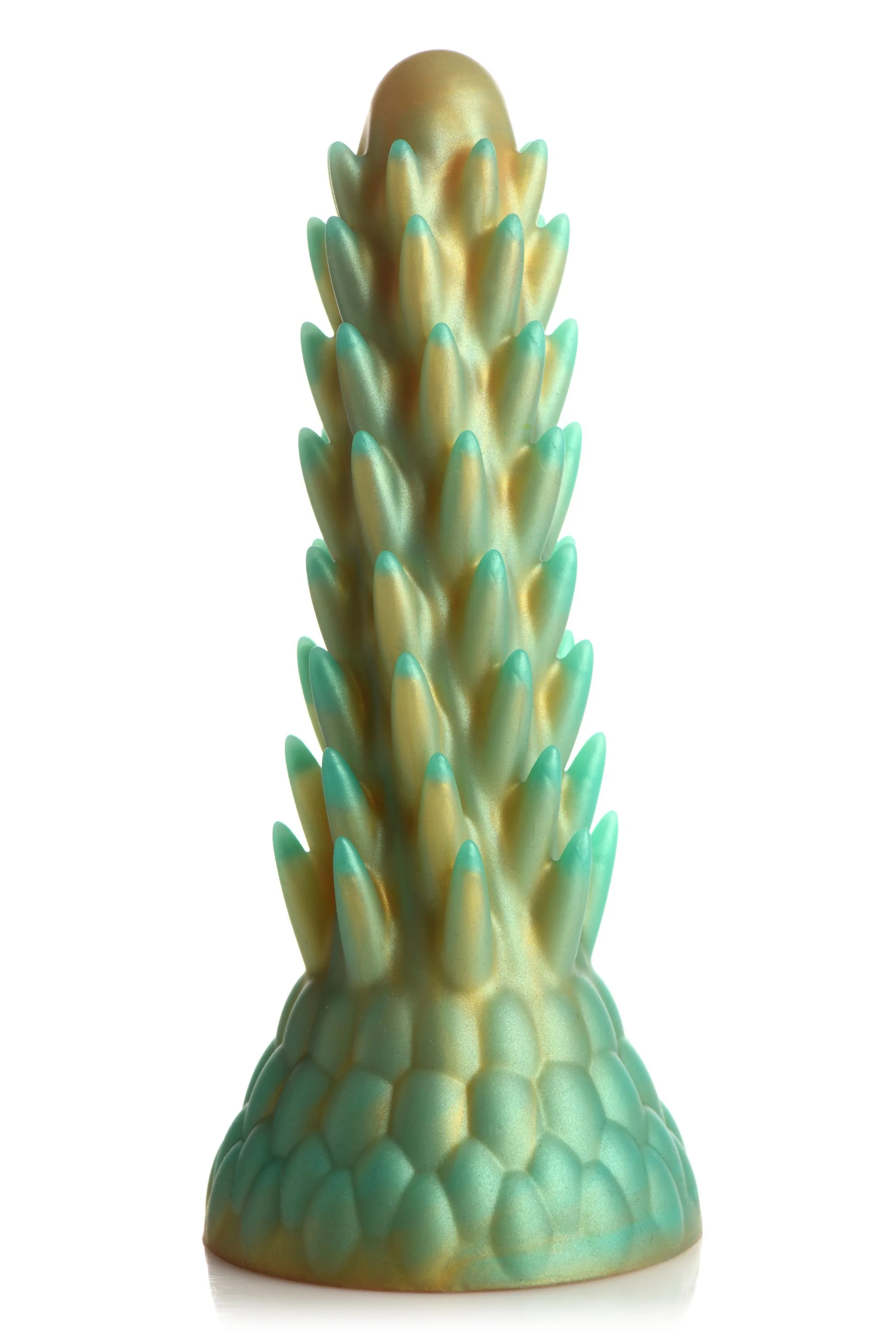 Stegosaurus Spiky Reptiel Dildo - Groen Stegosaurus Spiky Reptiel Dildo - Groen