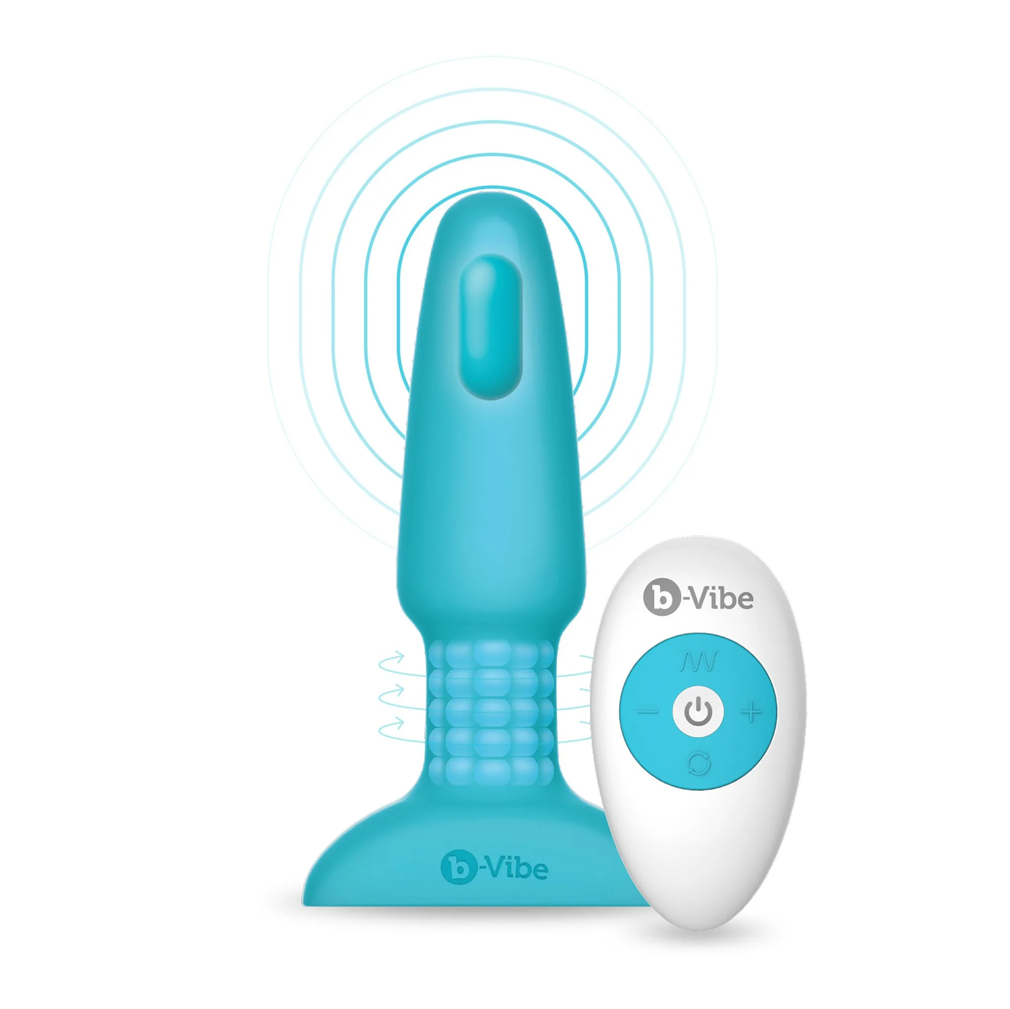 B-Vibe - Rimming Remote Control Plug 2 Blauw B-Vibe - Rimming Remote Control Plug 2 Blauw