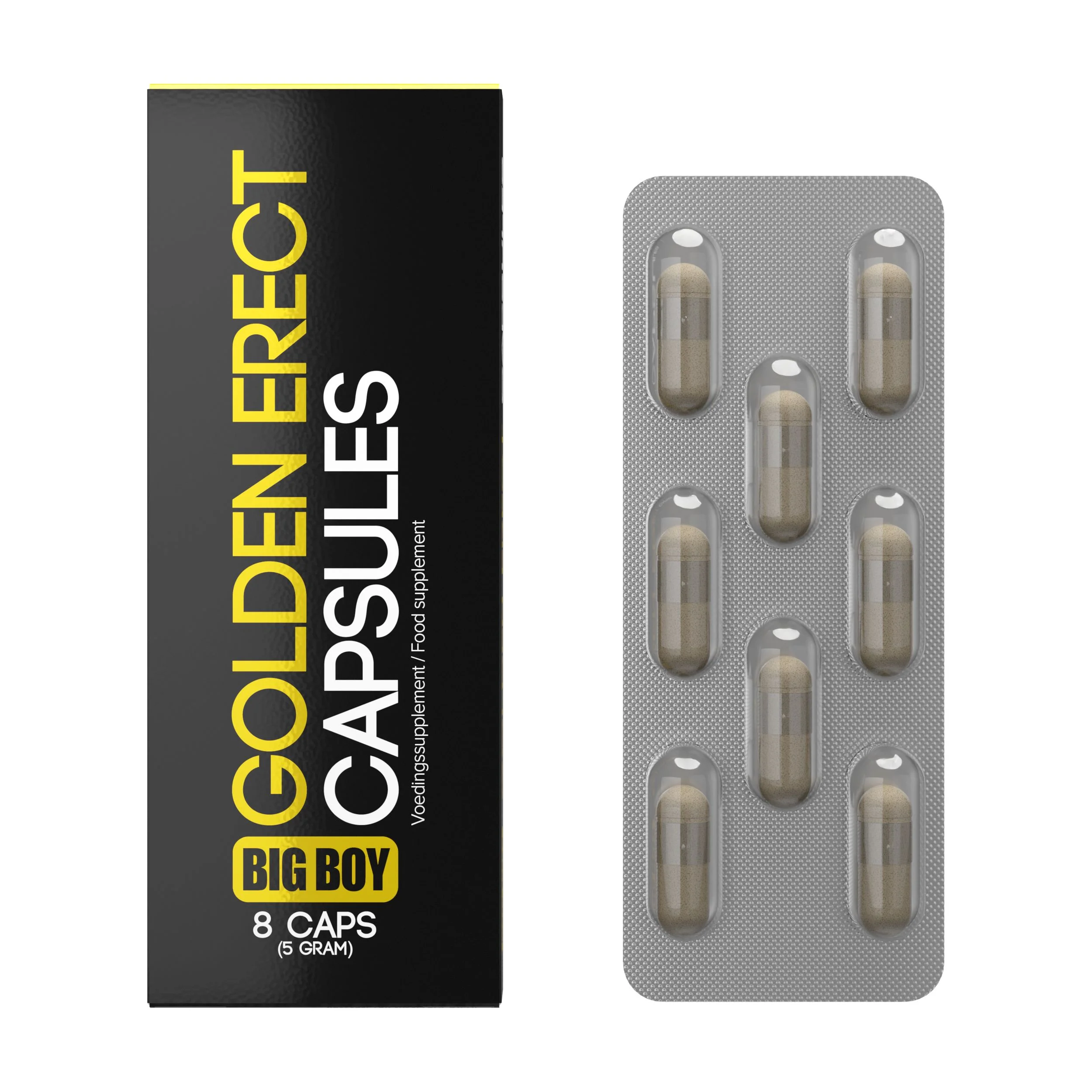 Golden Erectie Pillen - 8 stuks