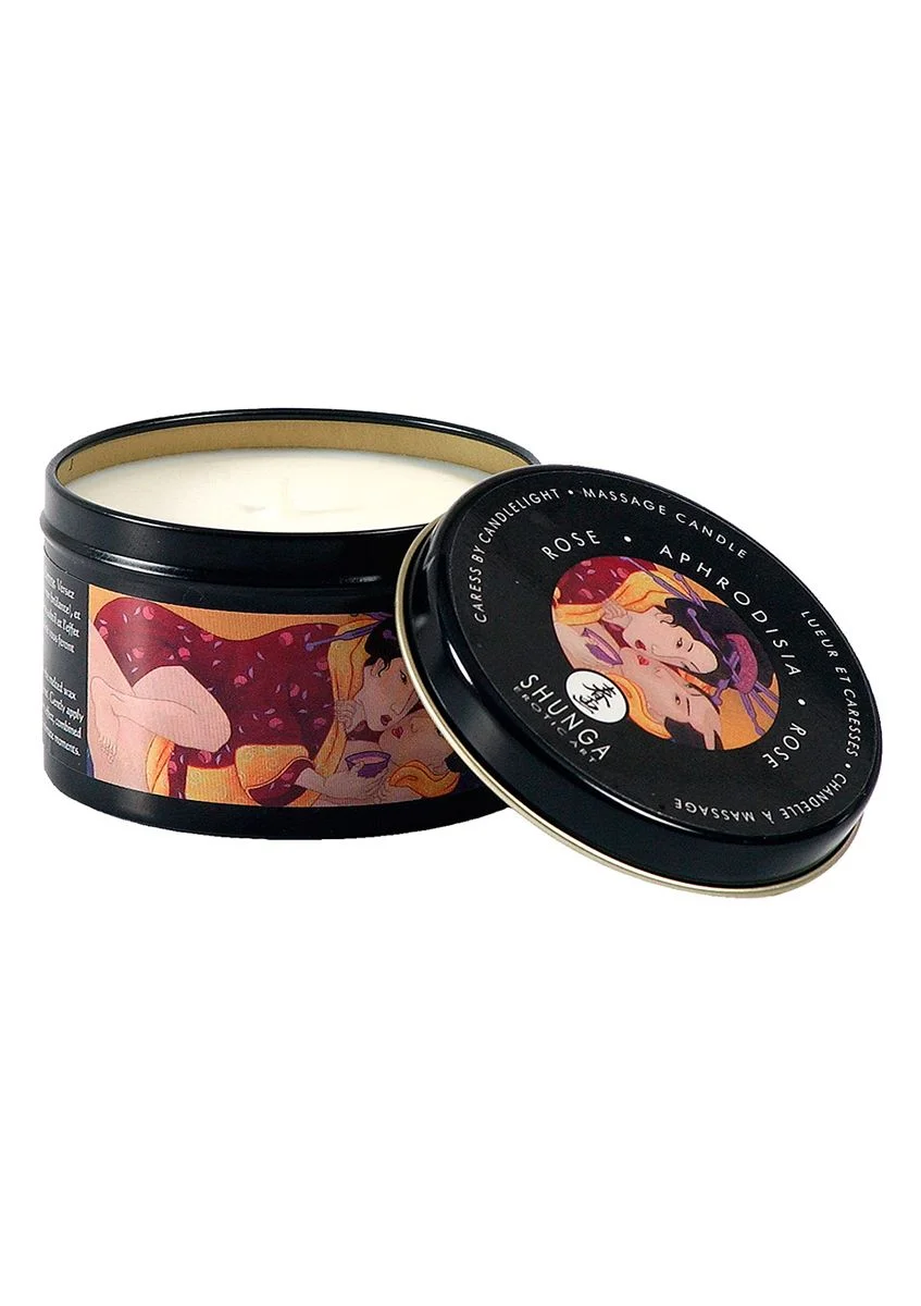 Shunga - Massagekaars Afrodisiac & Rozen Shunga - Massagekaars Afrodisiac & Rozen