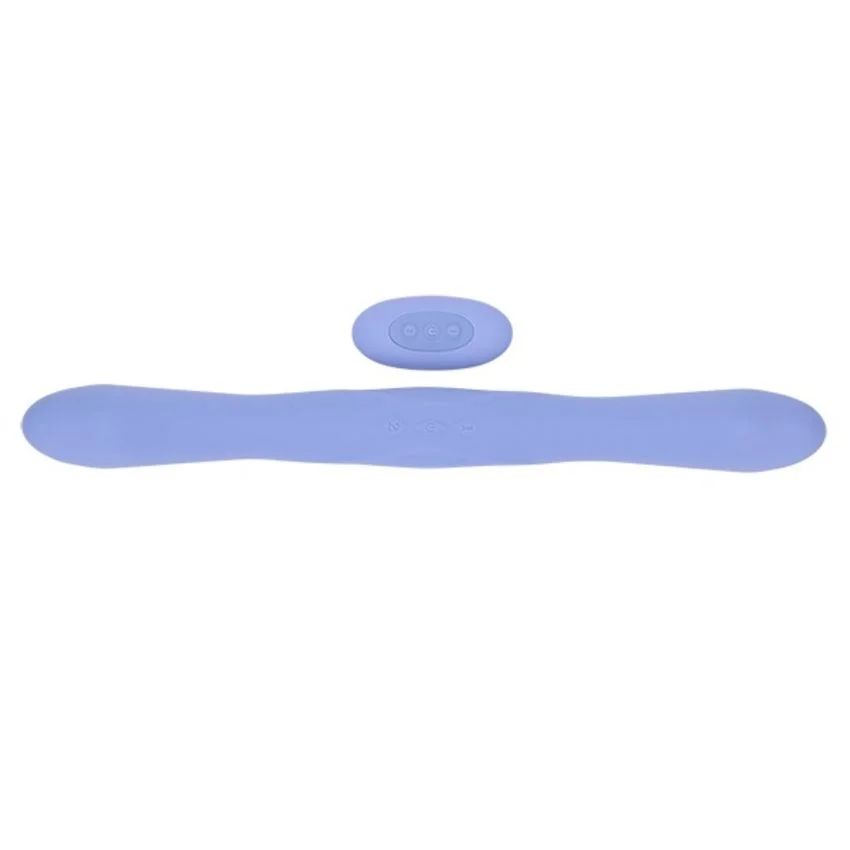 Doc Johnson - Dubbele Vibrator met Afstandsbediening - Blauw Doc Johnson - Dubbele Vibrator met Afstandsbediening - Blauw