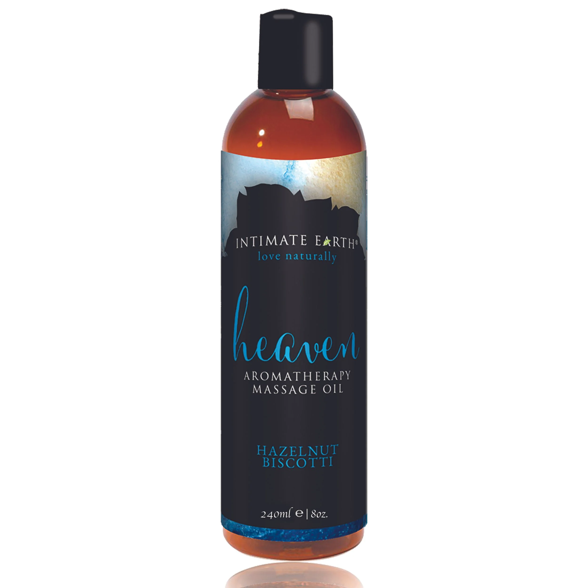 Intimate Earth - Massage Olie Heaven Hazelnoot Biscotti 240 ml Intimate Earth - Massage Olie Heaven Hazelnoot Biscotti 240 ml