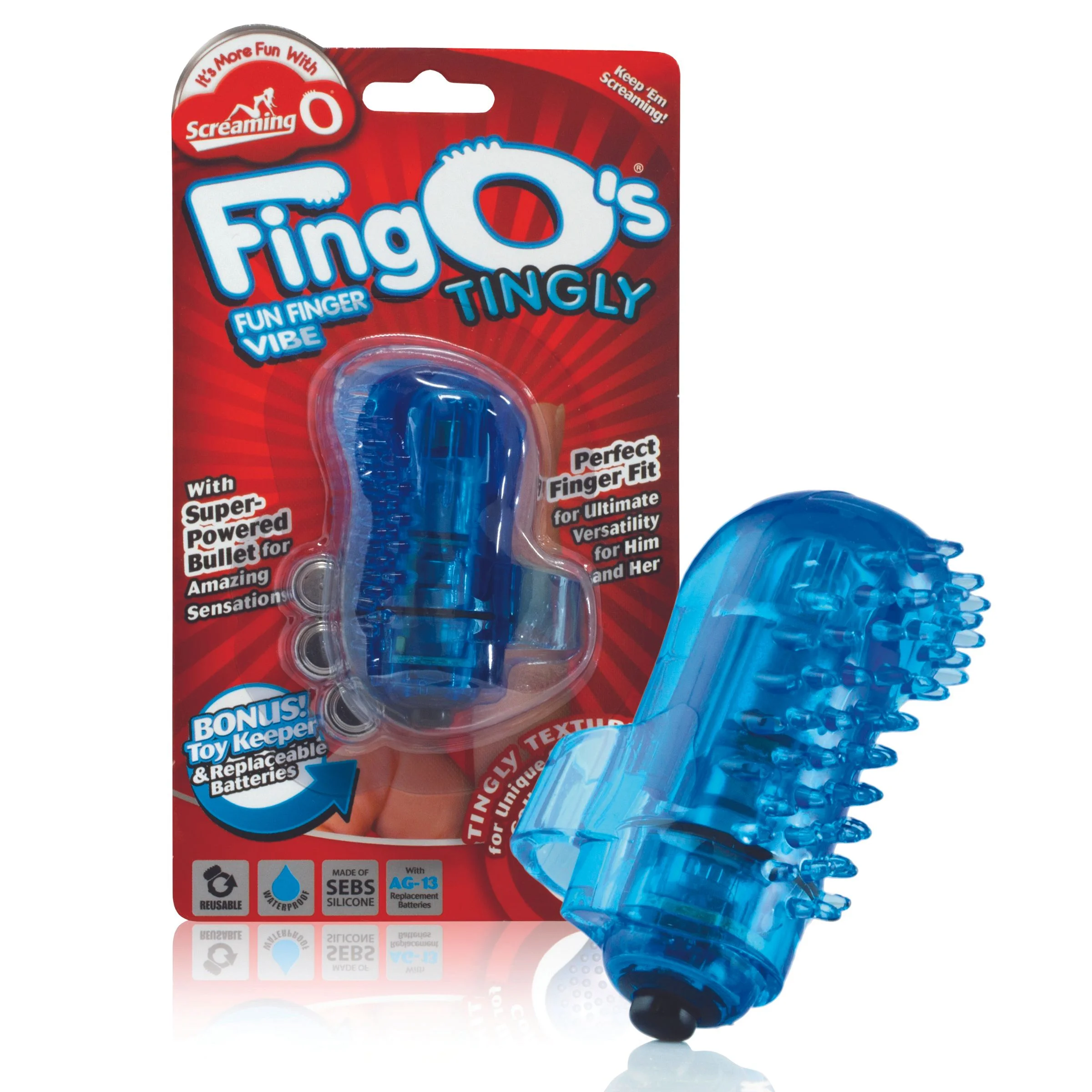 The Screaming O - The FingO Tingly Blauw