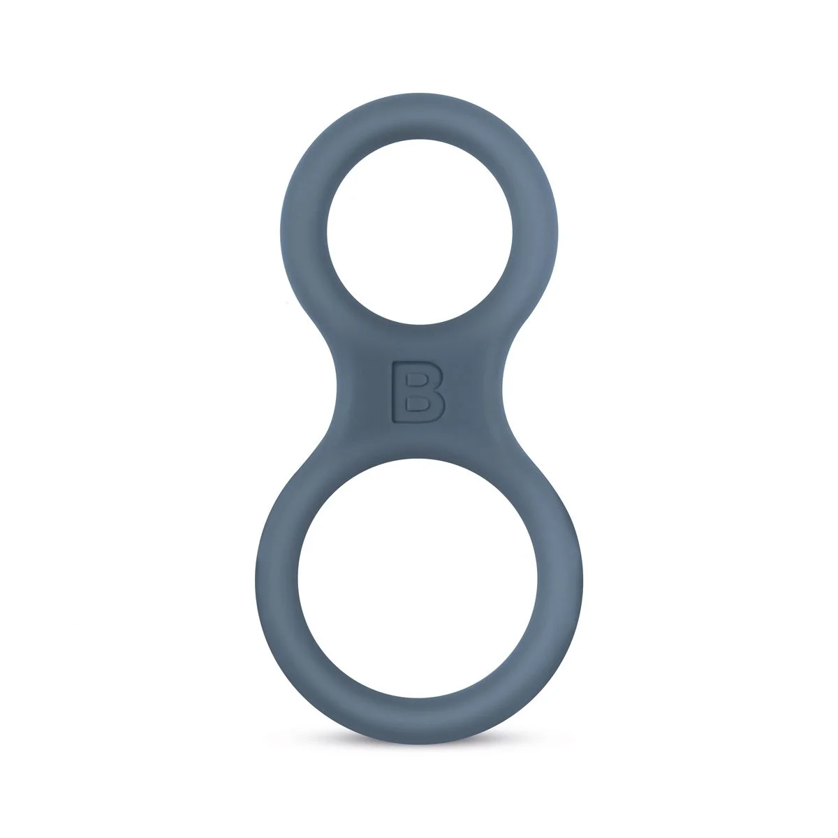 Boners Siliconen Cockring En Ballstretcher - Grijs Boners Siliconen Cockring En Ballstretcher - Grijs