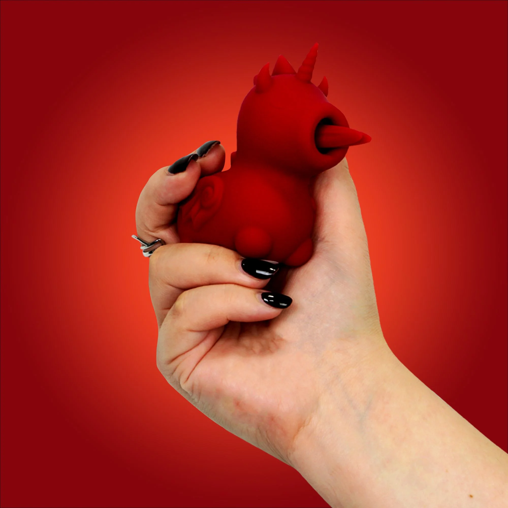Unihorn - Blaze Diablo Vibrator - Rood Unihorn - Blaze Diablo Vibrator - Rood