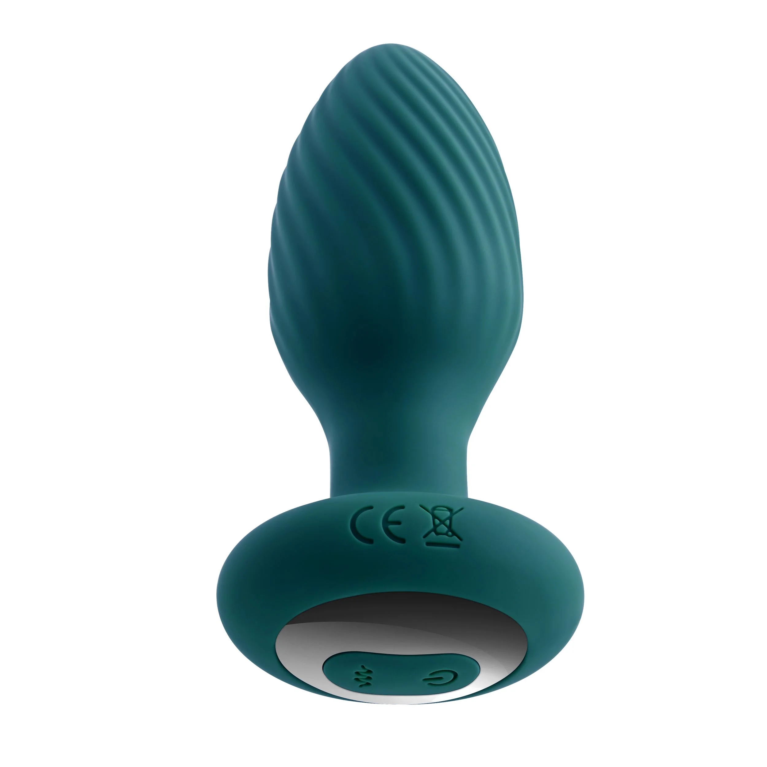 Playboy - Spinning Tail Teaser Buttplug - Teal Playboy - Spinning Tail Teaser Buttplug - Teal