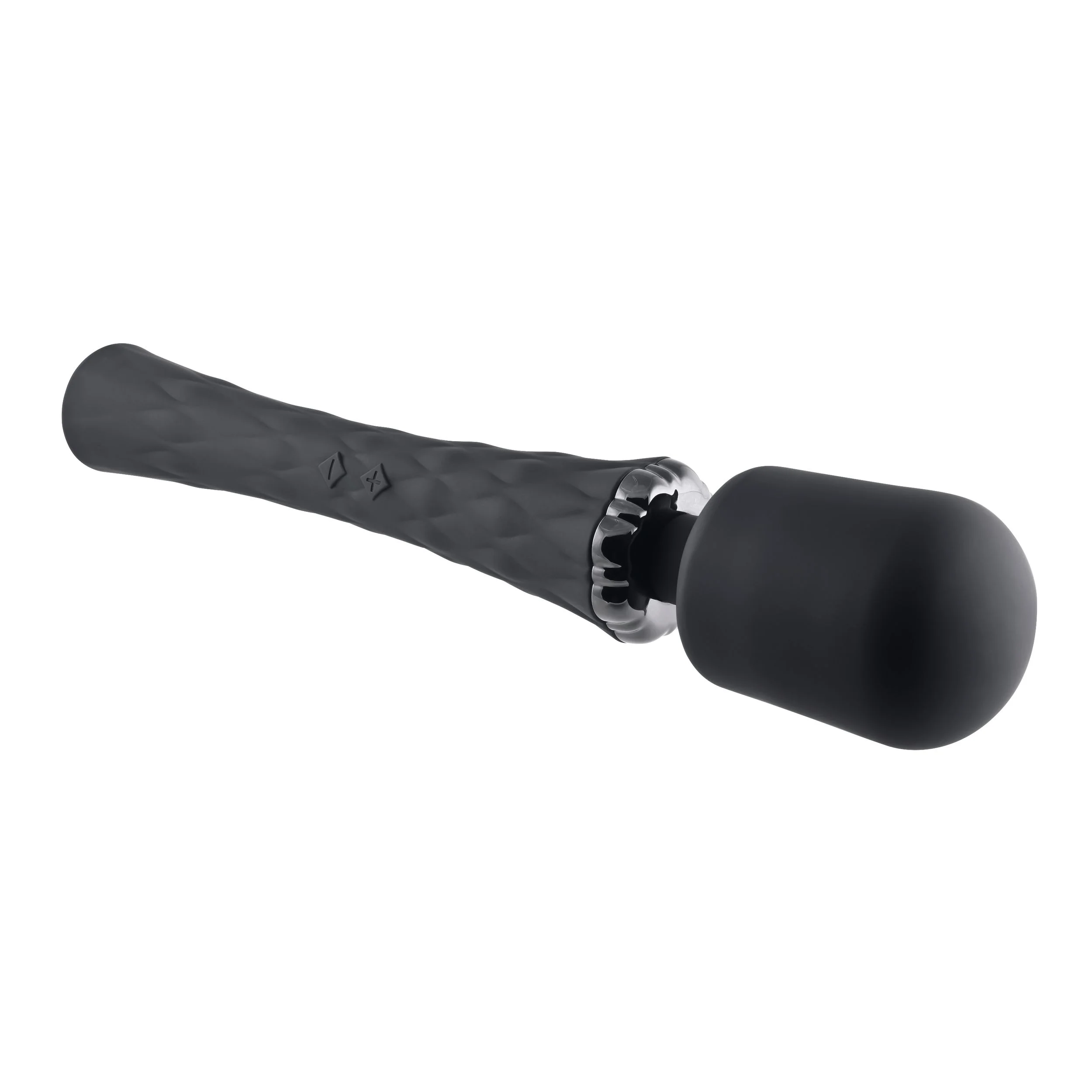 Playboy - Royal wand vibrator - Zwart Playboy - Royal wand vibrator - Zwart