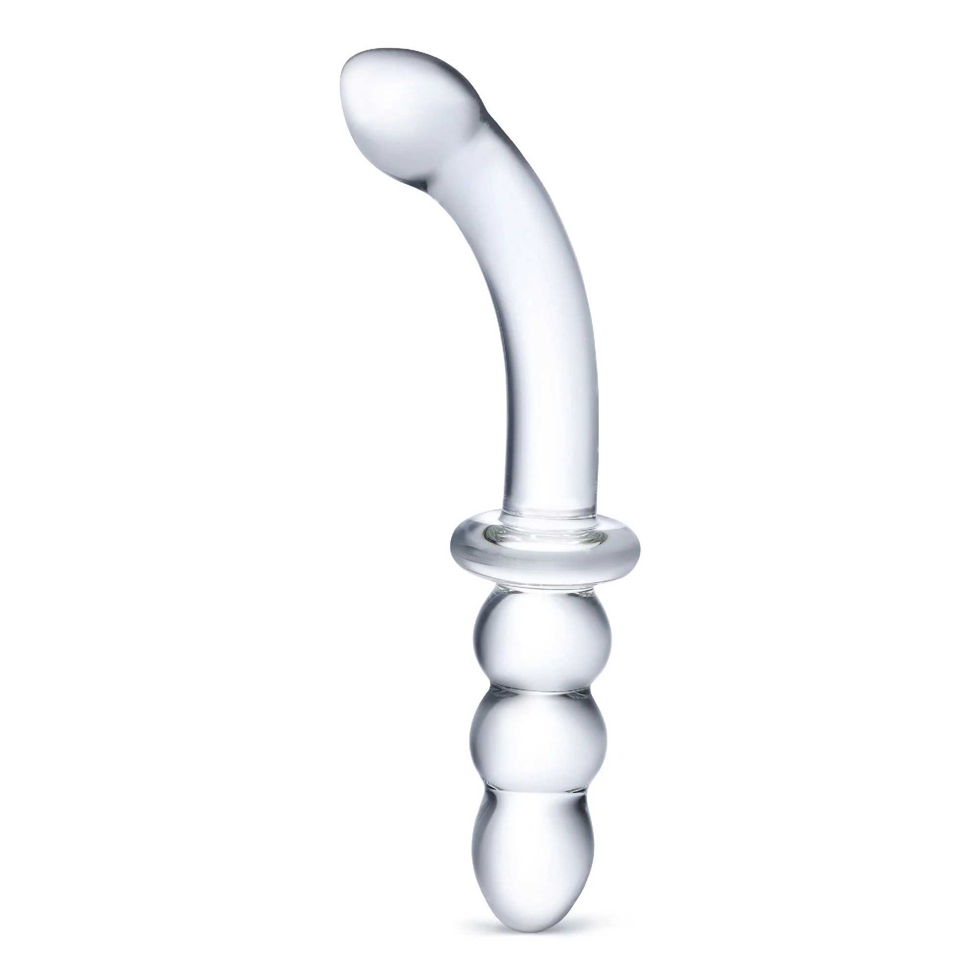 Glas - Ribbed G-Spot Glass Dildo Glas - Ribbed G-Spot Glass Dildo
