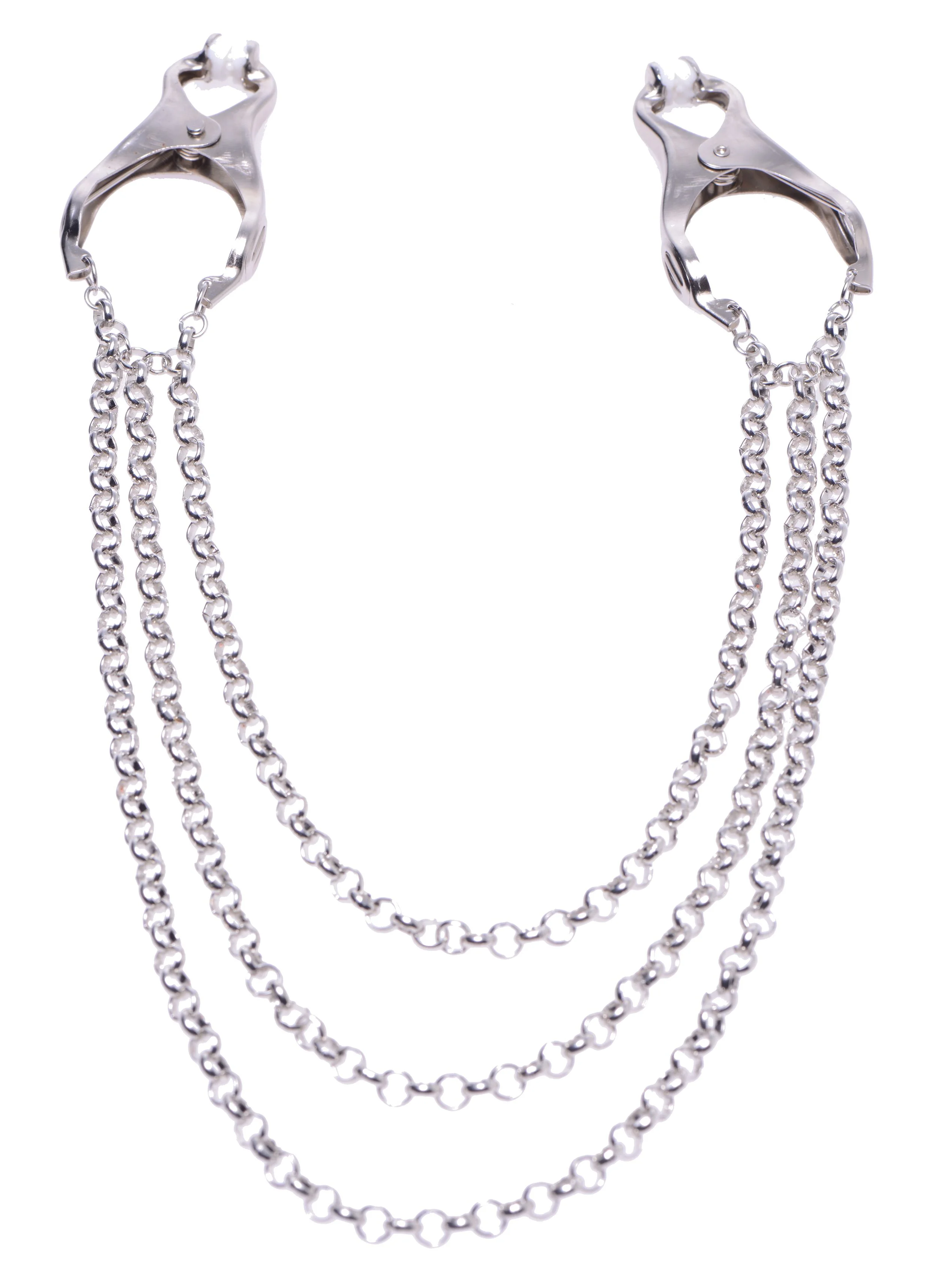 Affix Triple Chain - Tepelklemmen Met Kettingen Affix Triple Chain - Tepelklemmen Met Kettingen