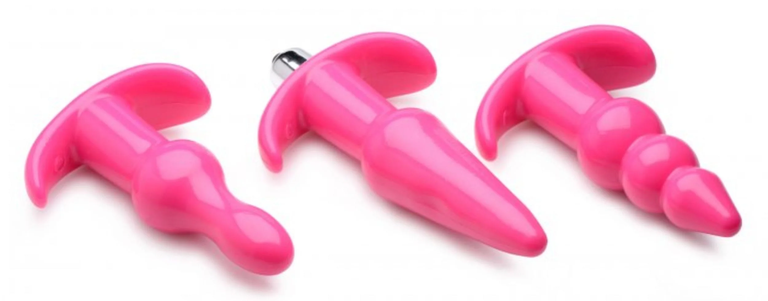 Thrill Trio Anaal Plug - Set van 3 - Roze Thrill Trio Anaal Plug - Set van 3 - Roze