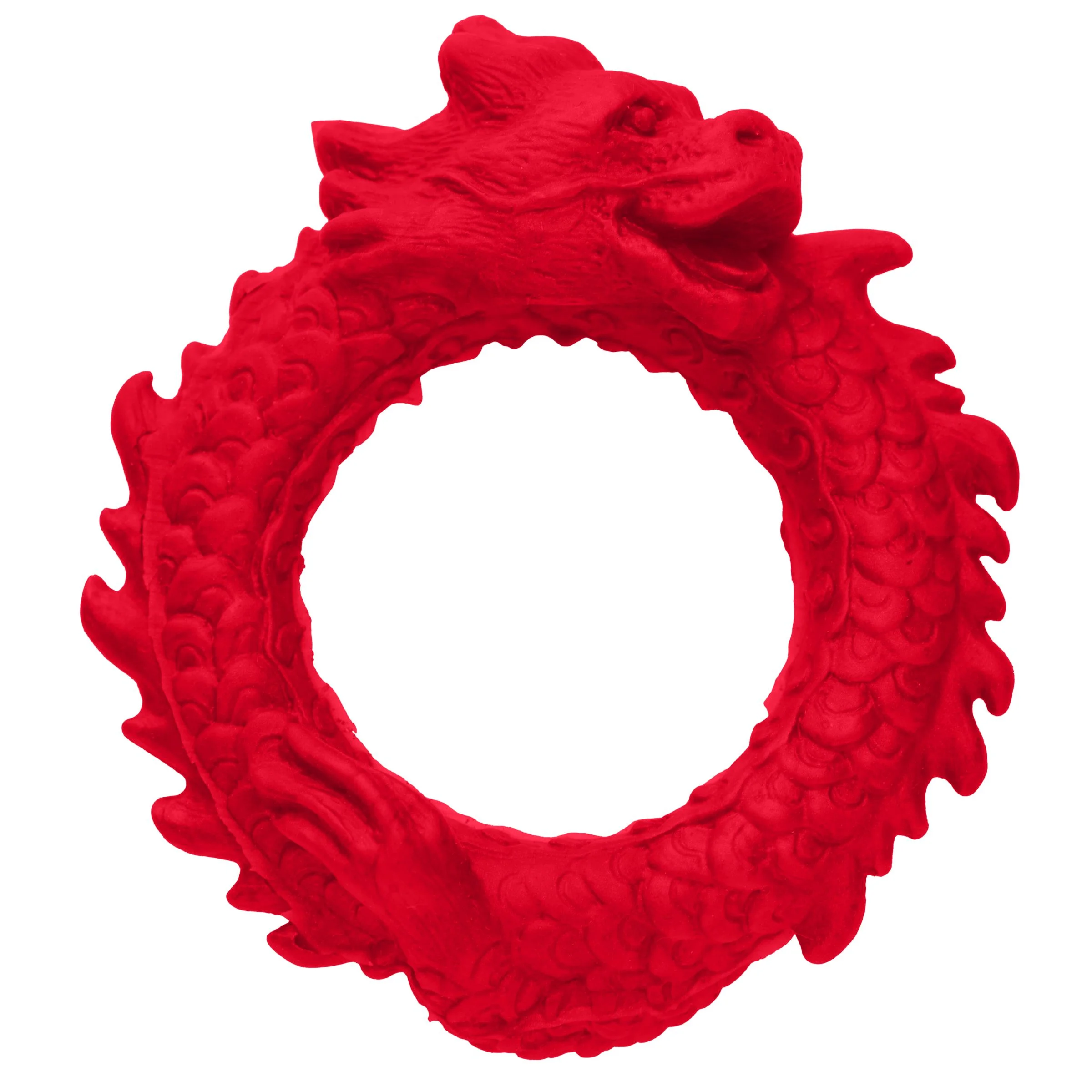 XR Brands - Rise of the Dragon Silliconen Penisring - Rood XR Brands - Rise of the Dragon Silliconen Penisring - Rood